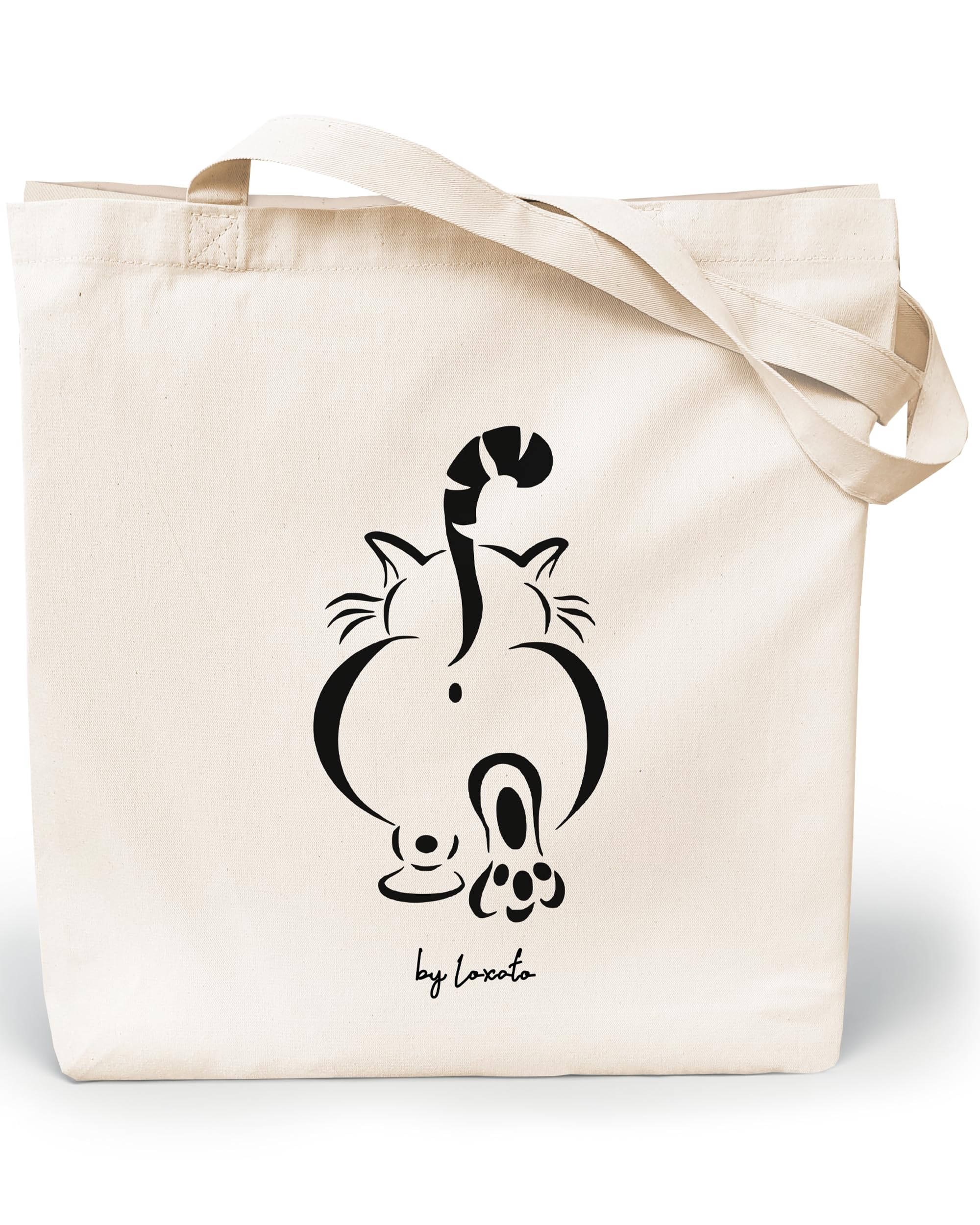 Bolsa Tela Tote Bag - Bolsos Bandolera Mujer - Bolsas de Algodón Natural 100% Reutilizables - Extra Ancho 8cm Asas Largas 70cm 220 gr/m2 - Bolsas de Tela Bonitas — view 31