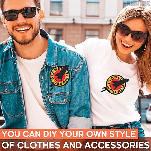 Miniatura 9 de MNC Shop parche insignia FUTURAMA Planet Express bordado para coser/planchar: 4.4 pulgadas/10.5 cm x aprox.: 3 pulgadas/7.5 cm.