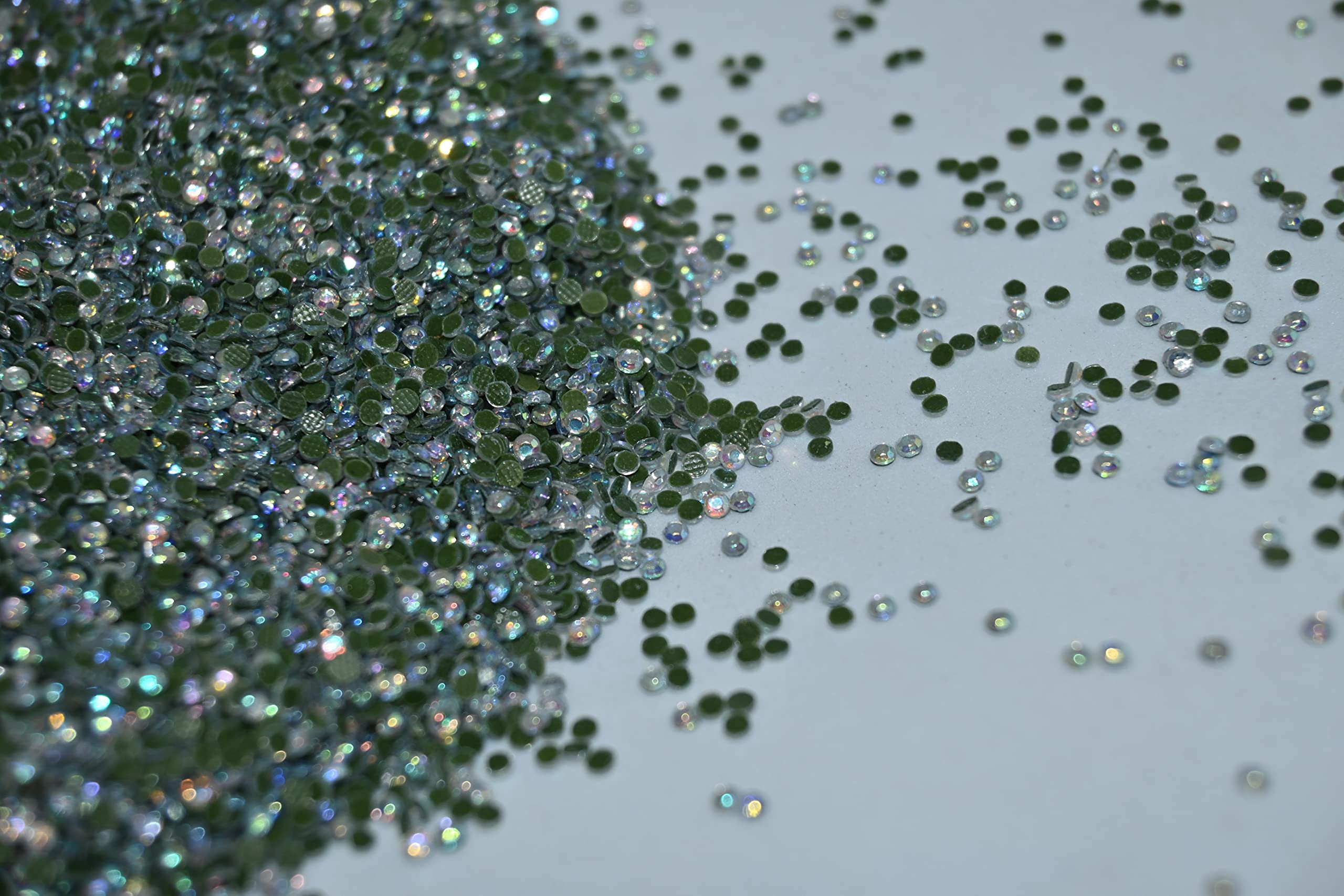 Asiatic Hot Fix Iron Fancy Stones for Any Cloths/Jeans/Bags/Purse/Jackets/Belts/Shoes/Costume Design/Kids Clothing Decorative Studs Mini Multi Shade Stone (Pack of 50g)