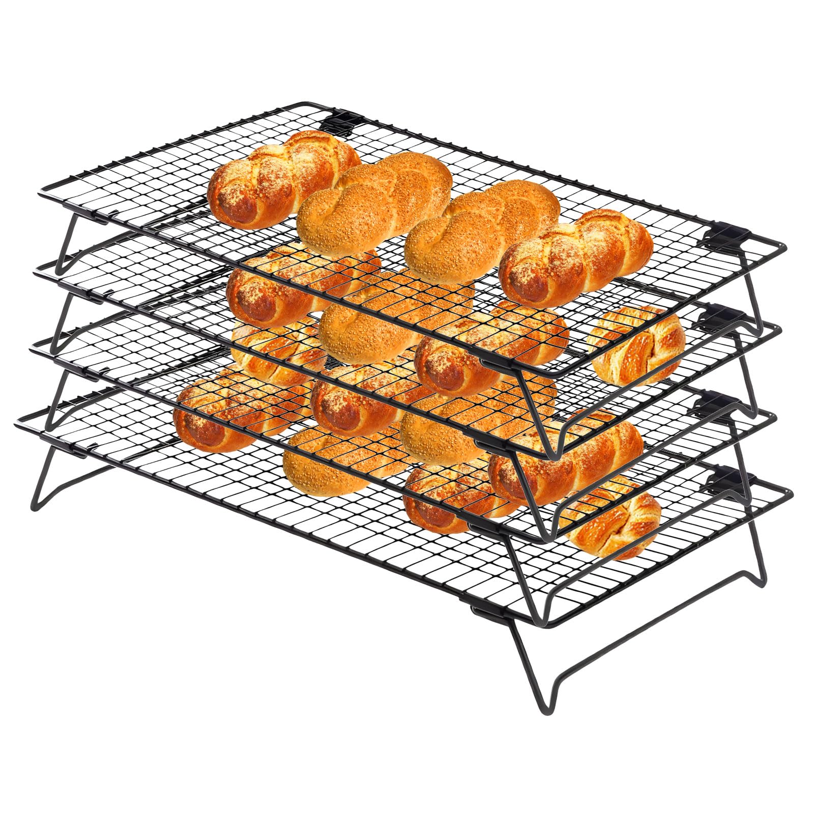 Grille de refroidissement professionnelle à 4 couches antidérapante multifonction pour une déshydratation efficace et un refroidissement rapide