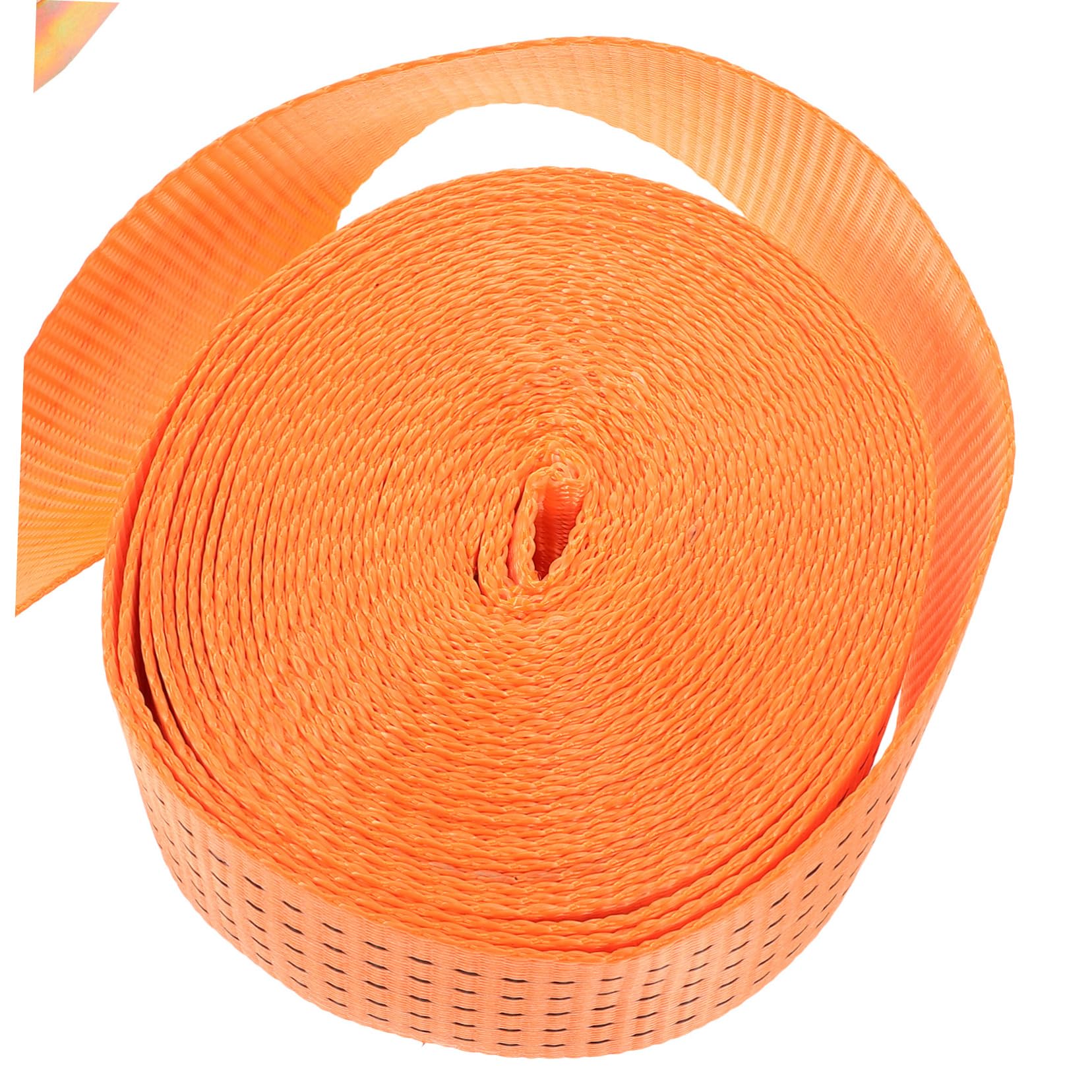Sangle à Cliquet 3 Ton en Polyester et Métal, Orange | Multi-usages pour Bagages et Chargement, Serrage à Cliquet, Maintien Fiable