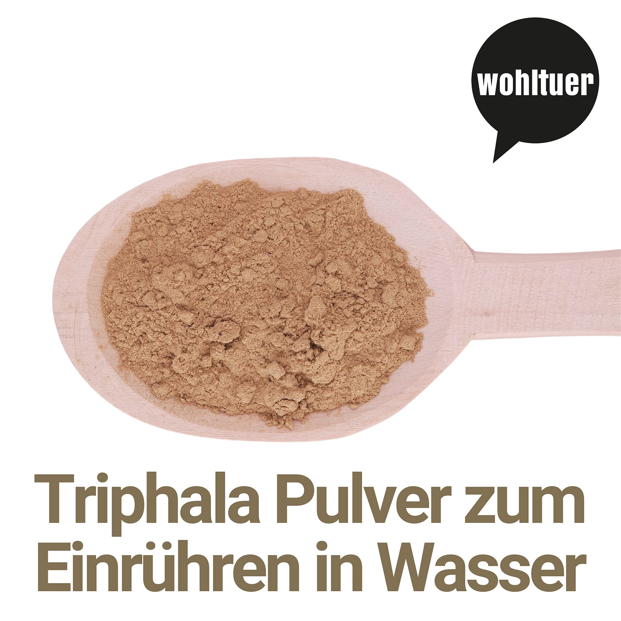 Polvere di Triphala biologica 1000 g – Contiene amla biologica, haritaki bio e bibithitaki macinato – ayurvedico