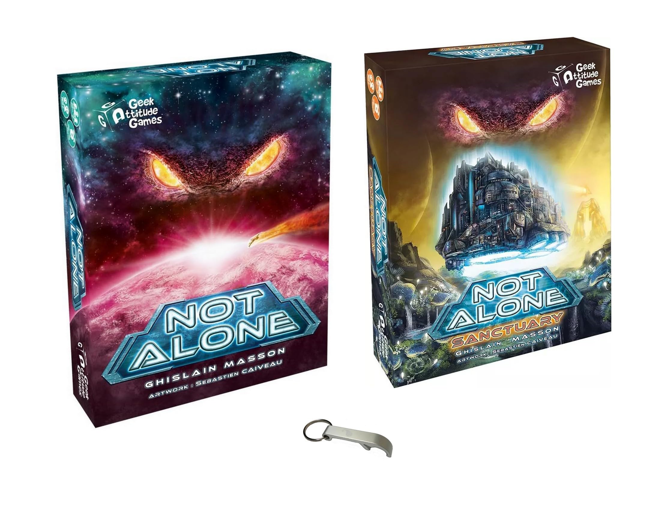 Lot Not Alone Jeu De Base + Extension Sanctuary Version Française + 1 Decap Blumie (Base + Sanctuary)