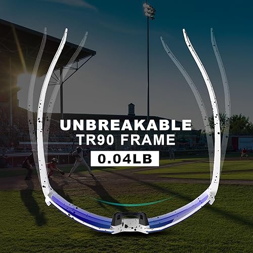 Miniatura 5 de MVPTGRS Polarized Sports Sunglasses for Men Women, Mens Sunglasses with UV Protection for Fishing Driving Softball Golf