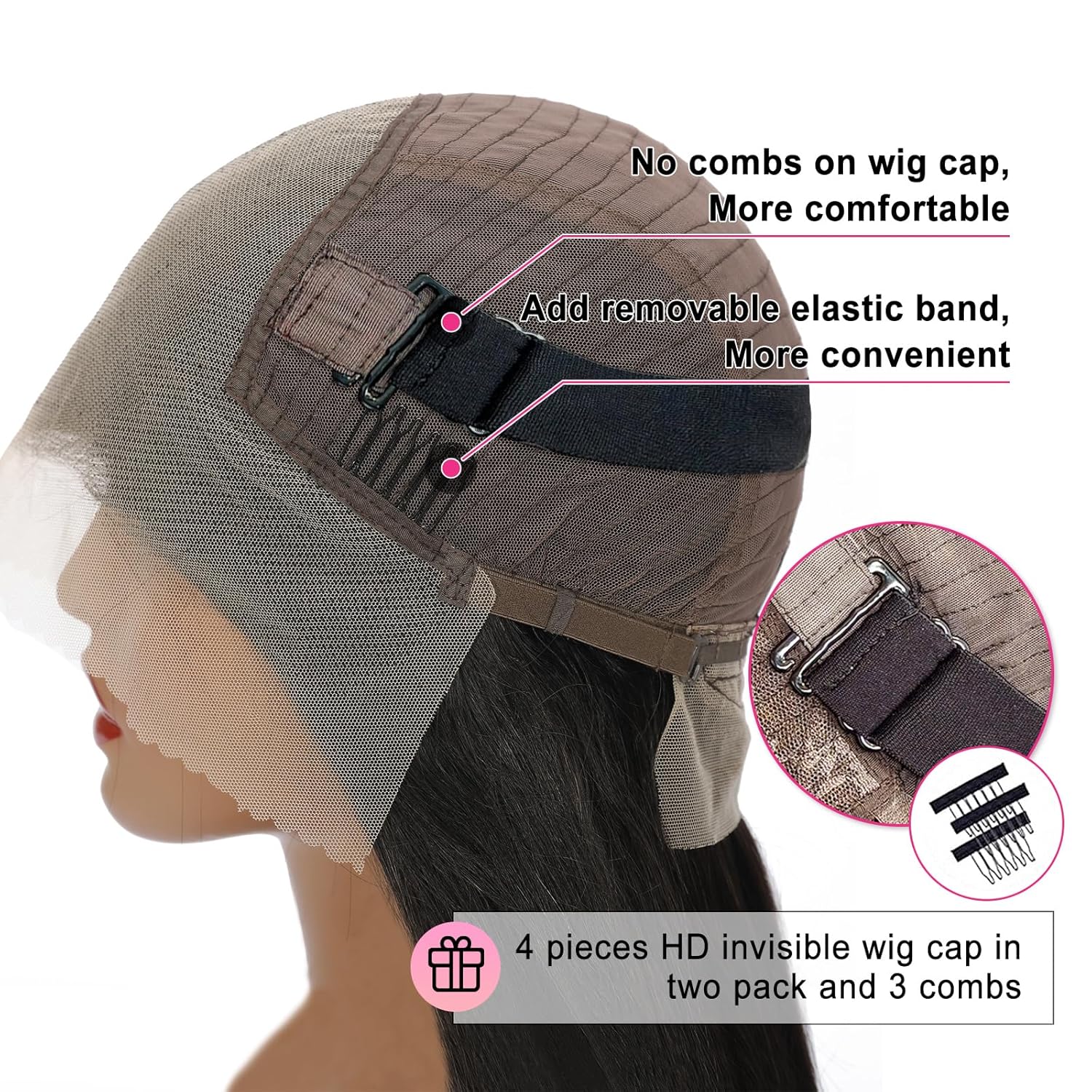 13x6 Deep Wave Lace Front Wigs Human Hair 200 Density HD Lace Front Wigs Human Hair Pre Plucked Bleached Knots Glueless Wigs Human Hair Wet and Wavy for Women (Natural Black 13X6, 26 inch, Curly)