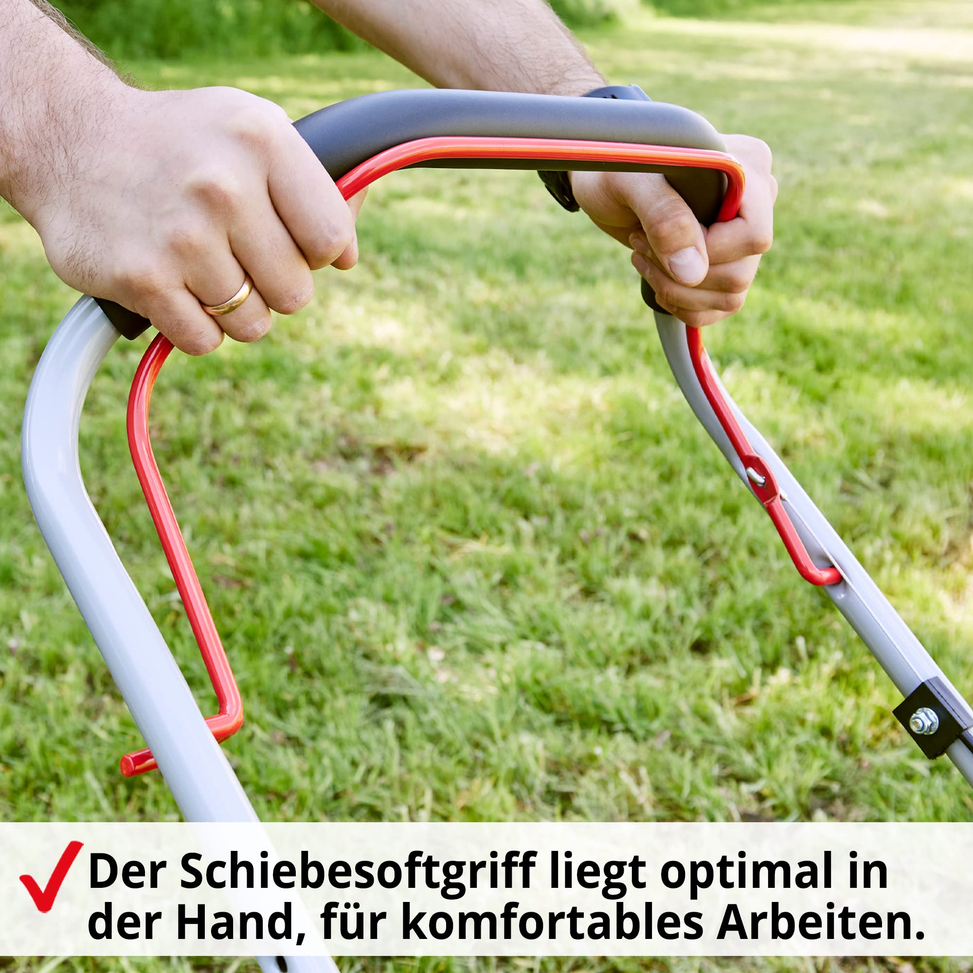 HECHT Benzin Mulchrasenmäher 51 cm – 4-Takt mit Seitenauswurf | Benzinrasenmäher ohne Fangkorb mit Mulchfunktion, Seitenauswurf und 4-Takt Motor – für Rasen im Garten