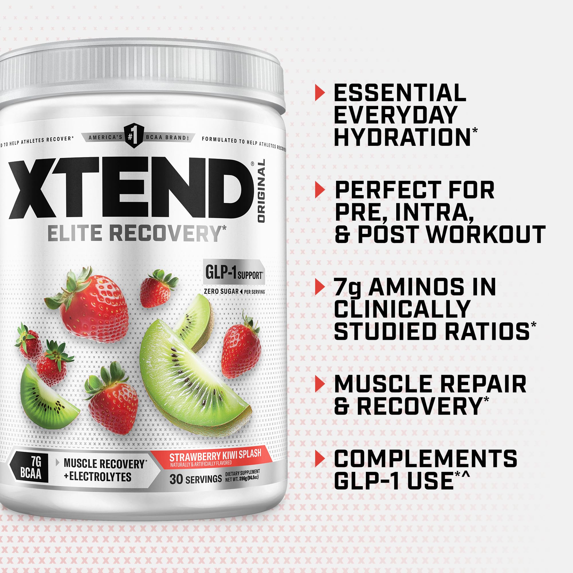Amazon | Scivation Xtend BCAA 30杯分 (ストロベリーキウイ) [並行