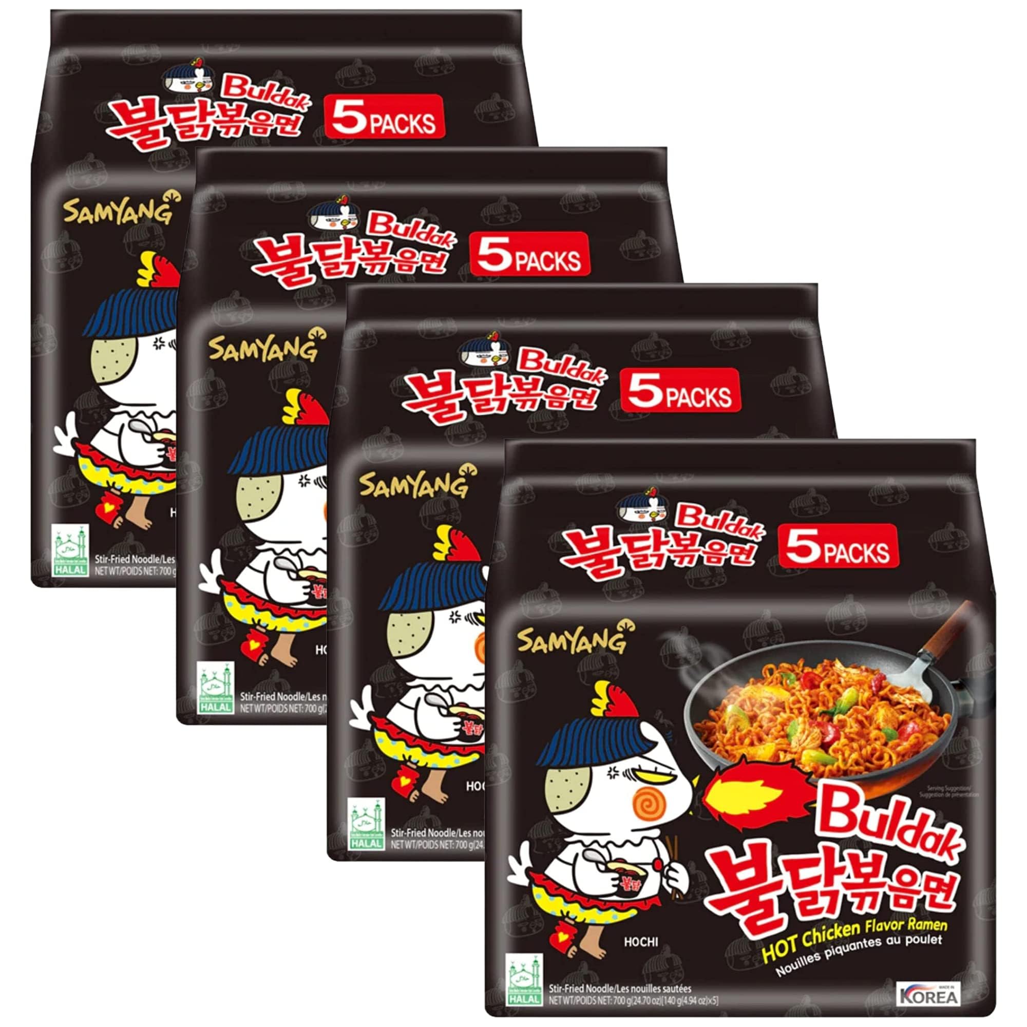 Buy Samyang Buldak Ramen Korean Hot Spicy Chicken Stir-Fried Ramyun ...
