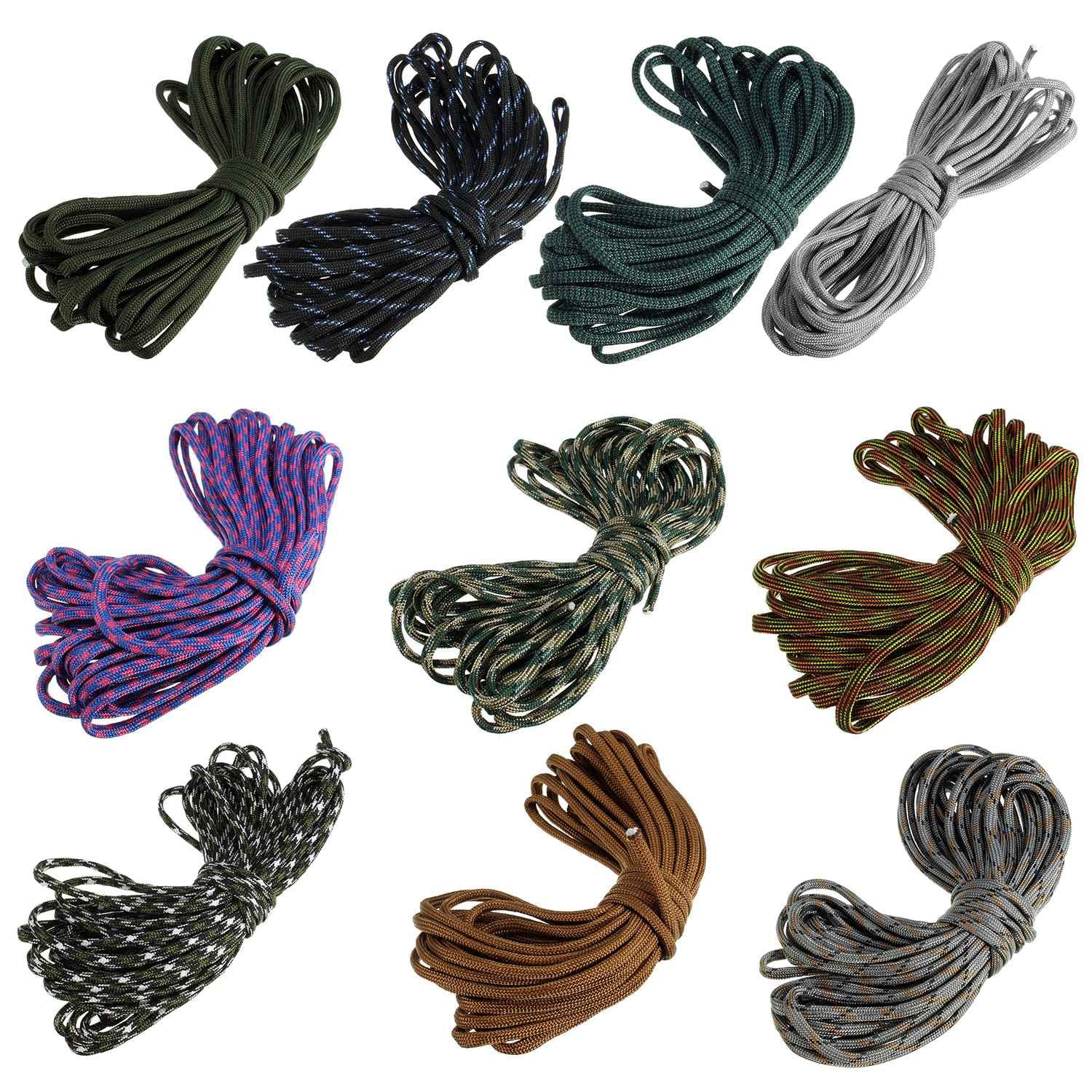 Corde De Parachute De Survie Paracord 100 Ft Vert ... - Grandado