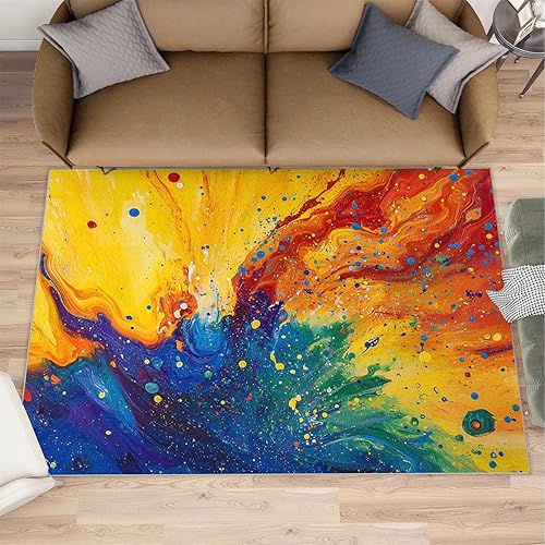 Miniatura 109 de Alfombras temáticas de hacker para dormitorio, alfombra digital de arte abstracto, alfombras Cyberpunk para sala de estar, alfombra antideslizante