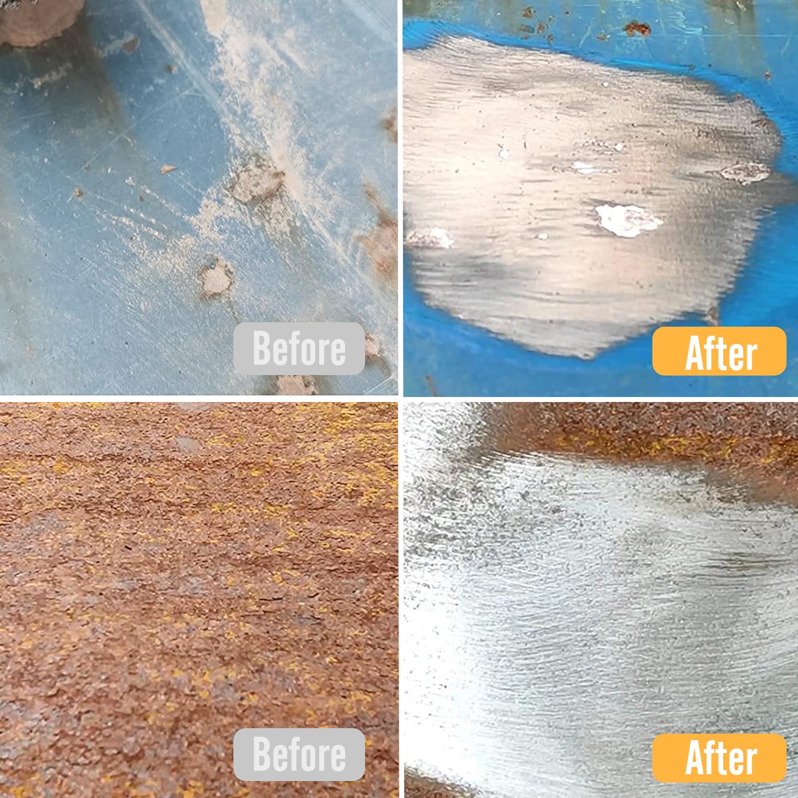 LAIWOO Paquete de 10 discos de tira para eliminar el óxido, rueda de pelado para amoladora angular, rueda de tira de pintura, discos abrasivos rápidos, óxido, removedor de pintura (4 x 5/8 pulgadas)