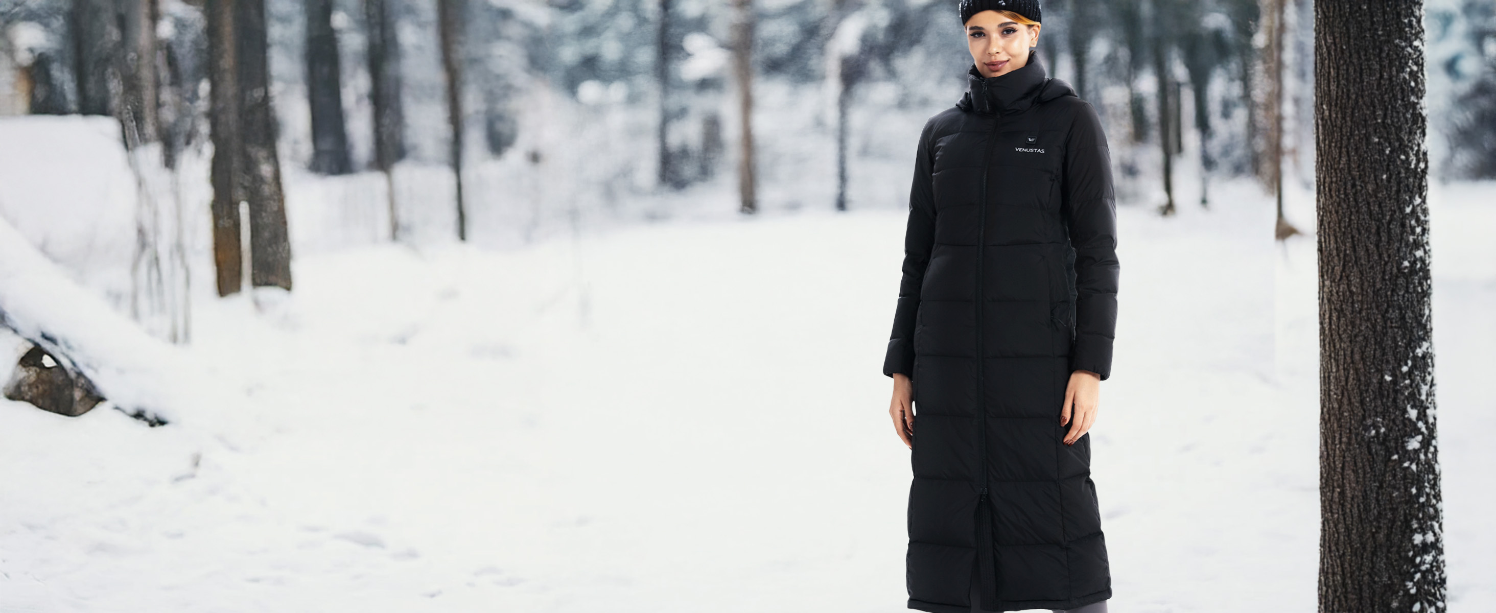 Amazon.com: Venustas Women's Maxi-Length Heated Down Jacket