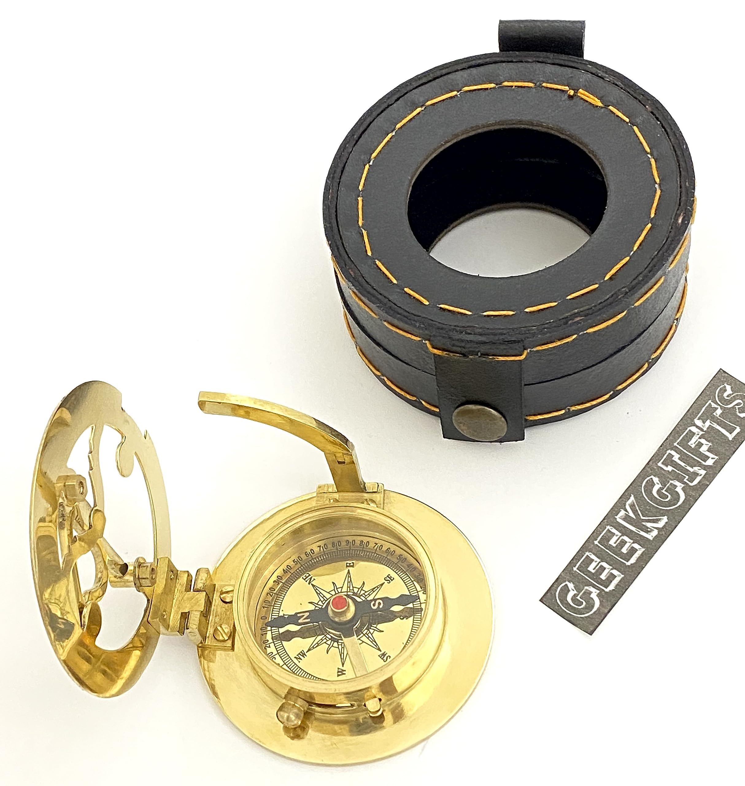 Graviertes Kompass-Geschenk Für Sohn – 5,1 Cm Messing, Mit Persönlicher Widmung | Für Papa & Mama