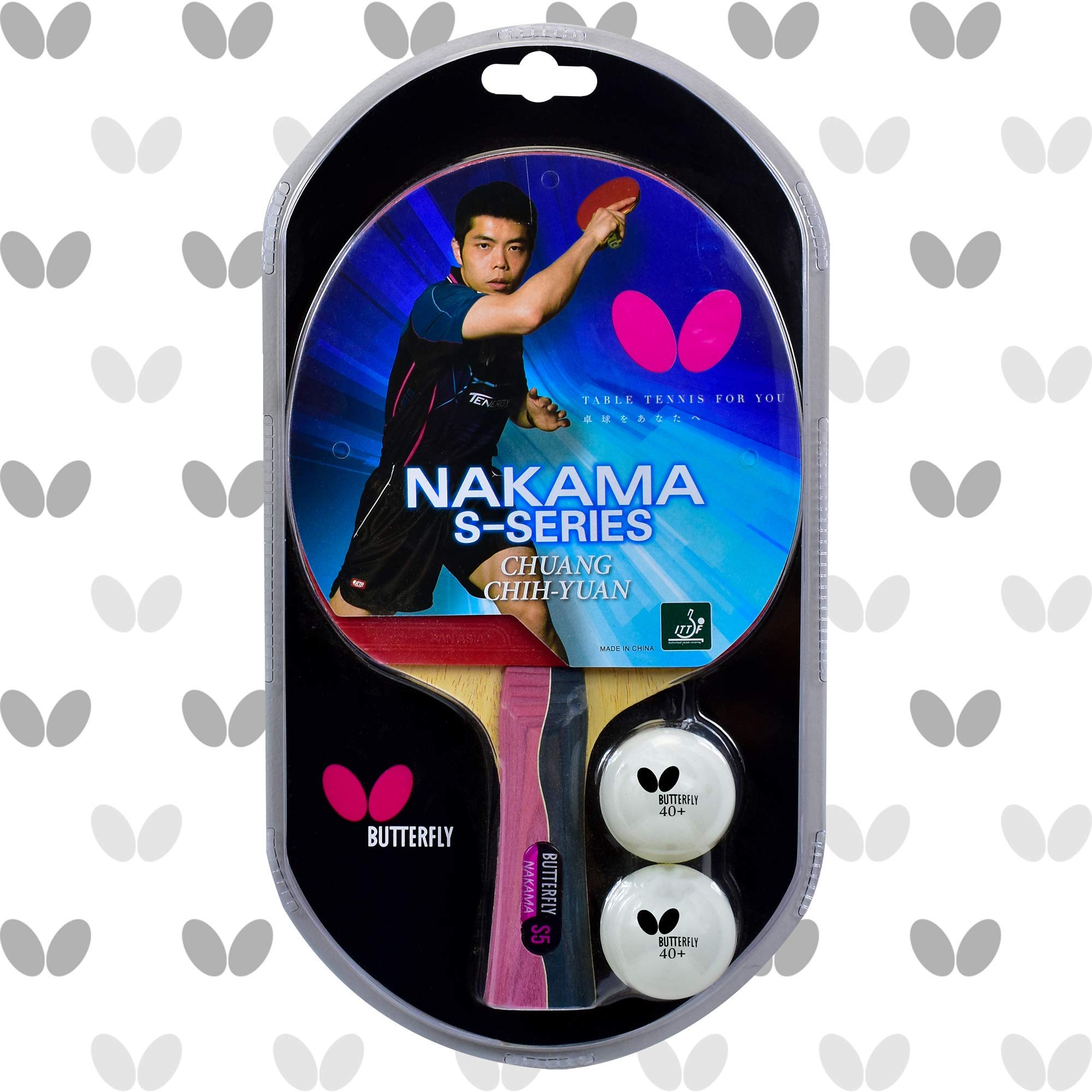 Buy Butterfly Nakama S5 Table Tennis Racket Ittf Approved Ping Pong Paddle Carbon Ping Pong