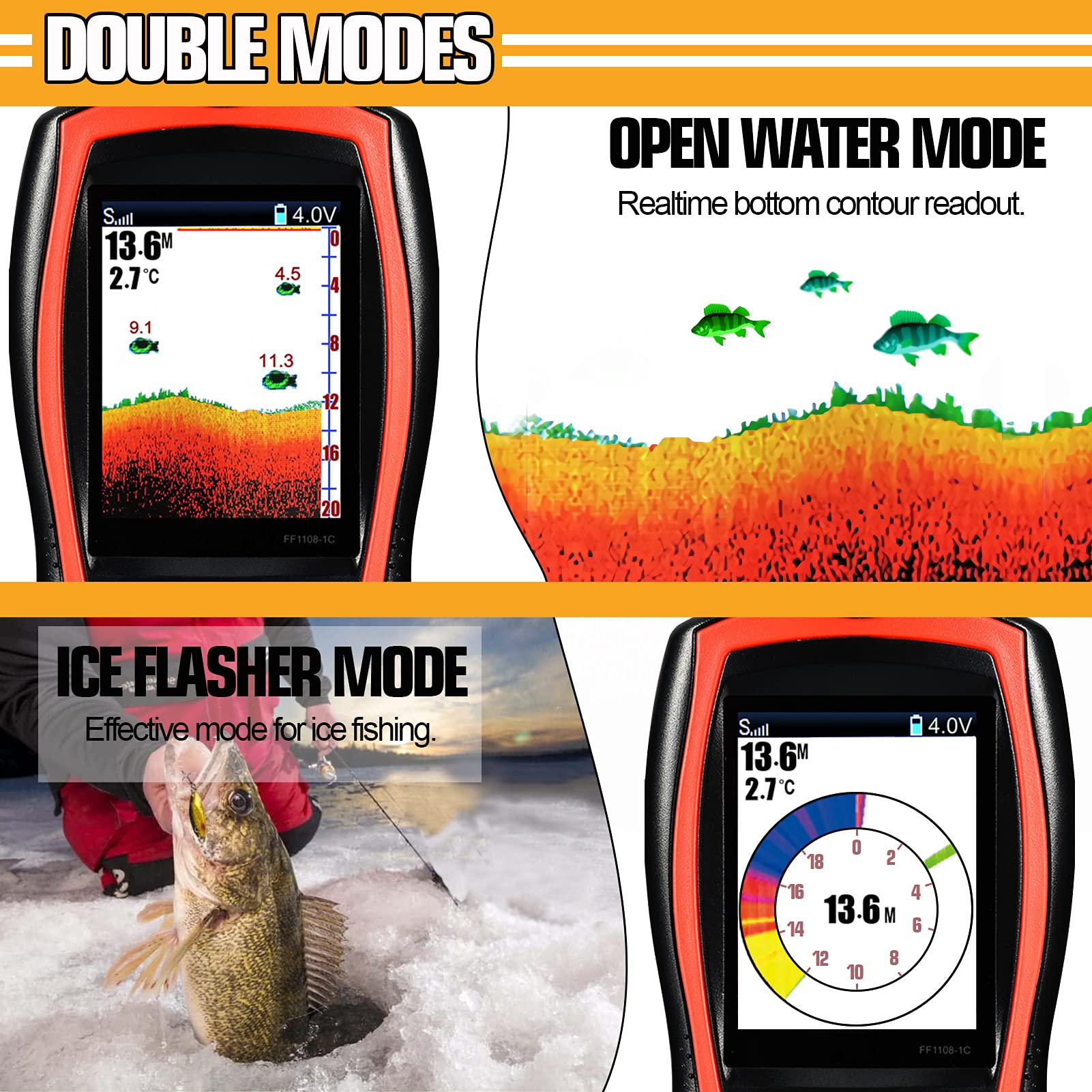 Draagbare Sonar Fishfinder met Alarm kopen? ✔️ Tot 25% korting