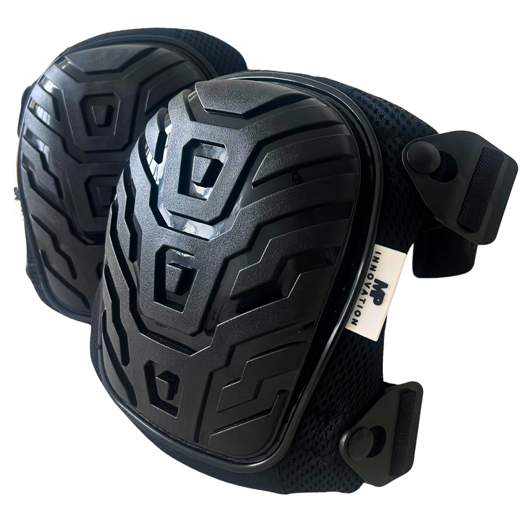 Rodilleras de trabajo para hombres, rodilleras resistentes con espuma suave y correas ajustables, rodilleras de construcción, construcción cómoda, techos, rodilleras de suelo