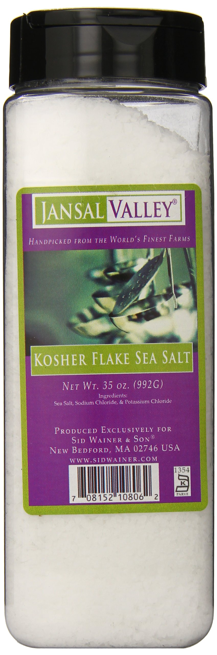 Jansal Valley Kosher Flake Sea Salt, 35 Ounce