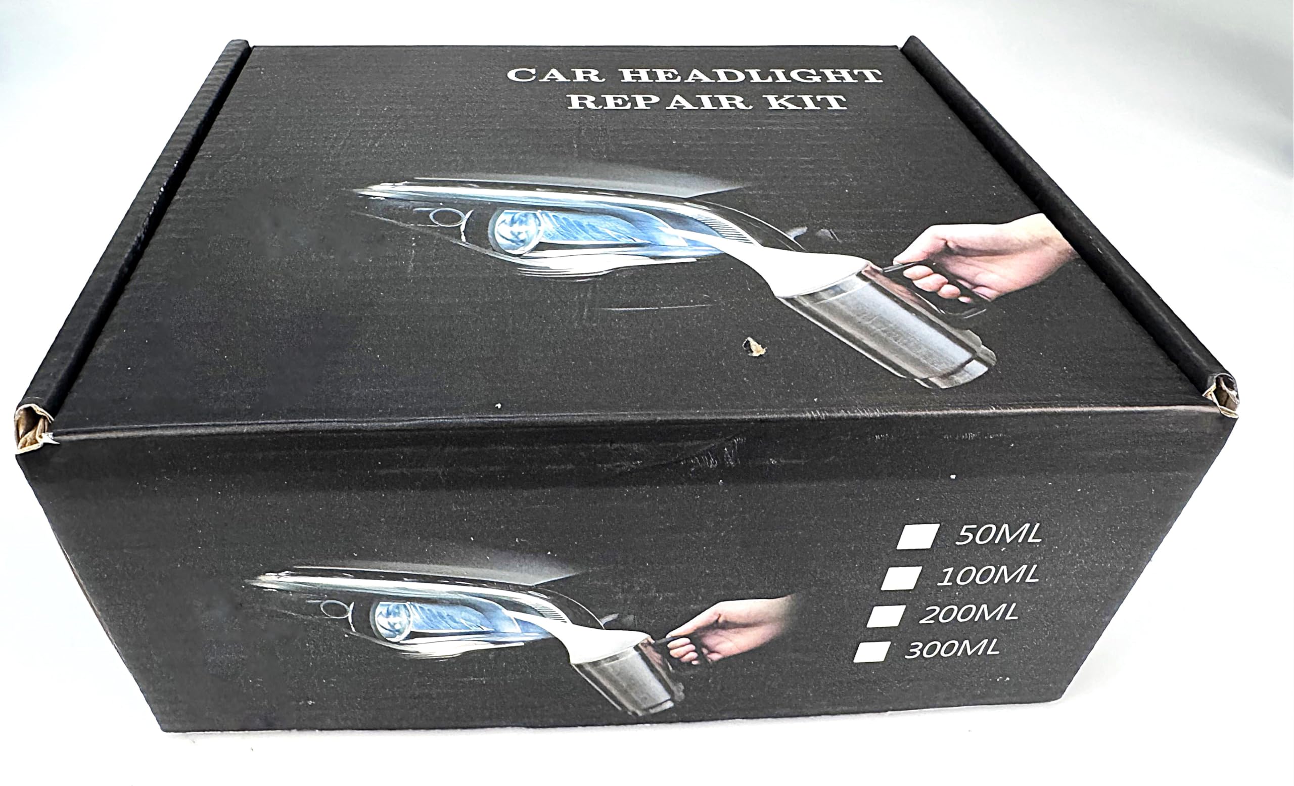Seelenklang Rinnova Fari Auto Kit Lucidatura - 650G Fari Kit per Rigenera Fari Riparazione Graffi Ingiallimento/Graffi/Sfocatura
