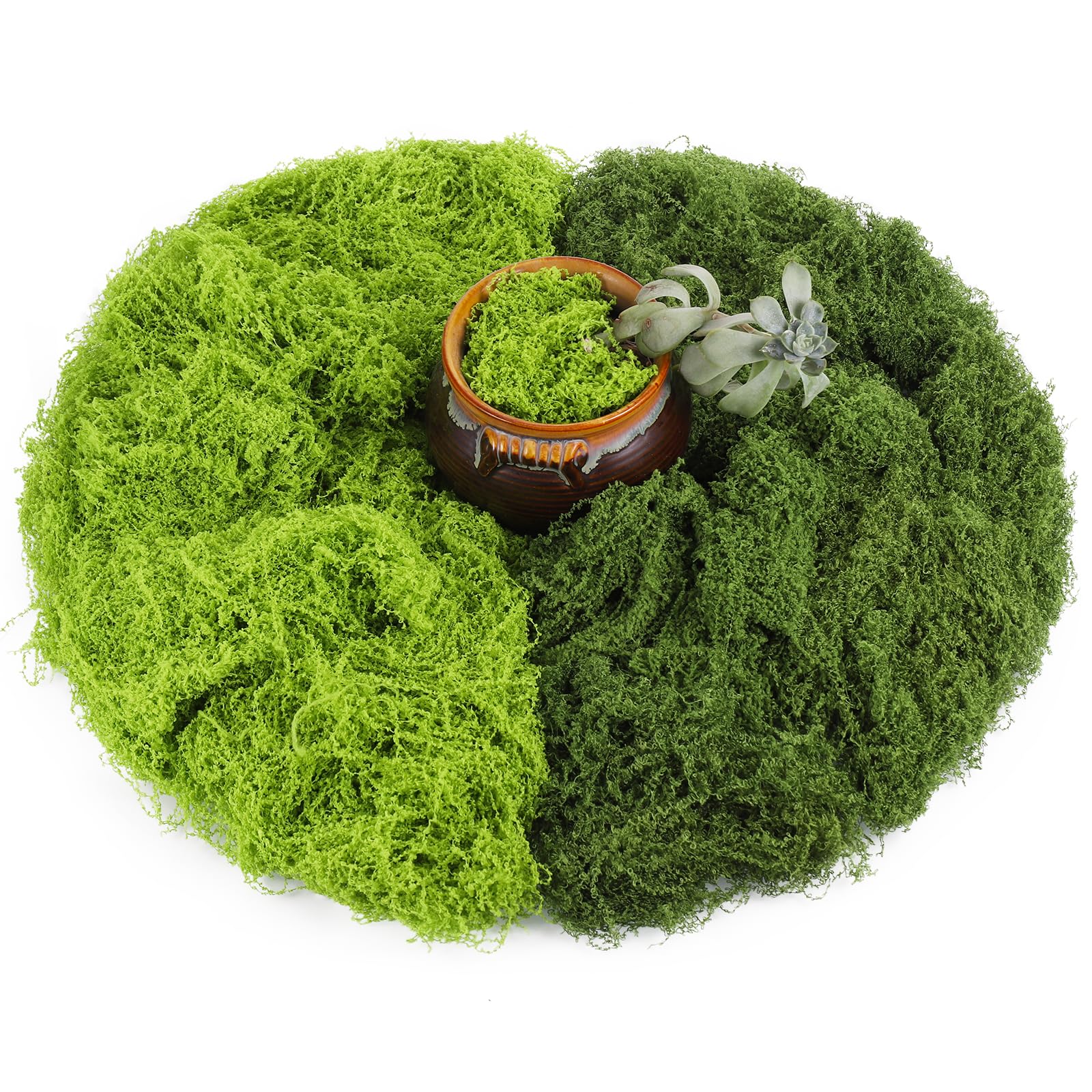 Muschio Stabilizzato Islandese 200g - 5 Colori Misti Per Decorazioni Fai Da Te - Foto 5