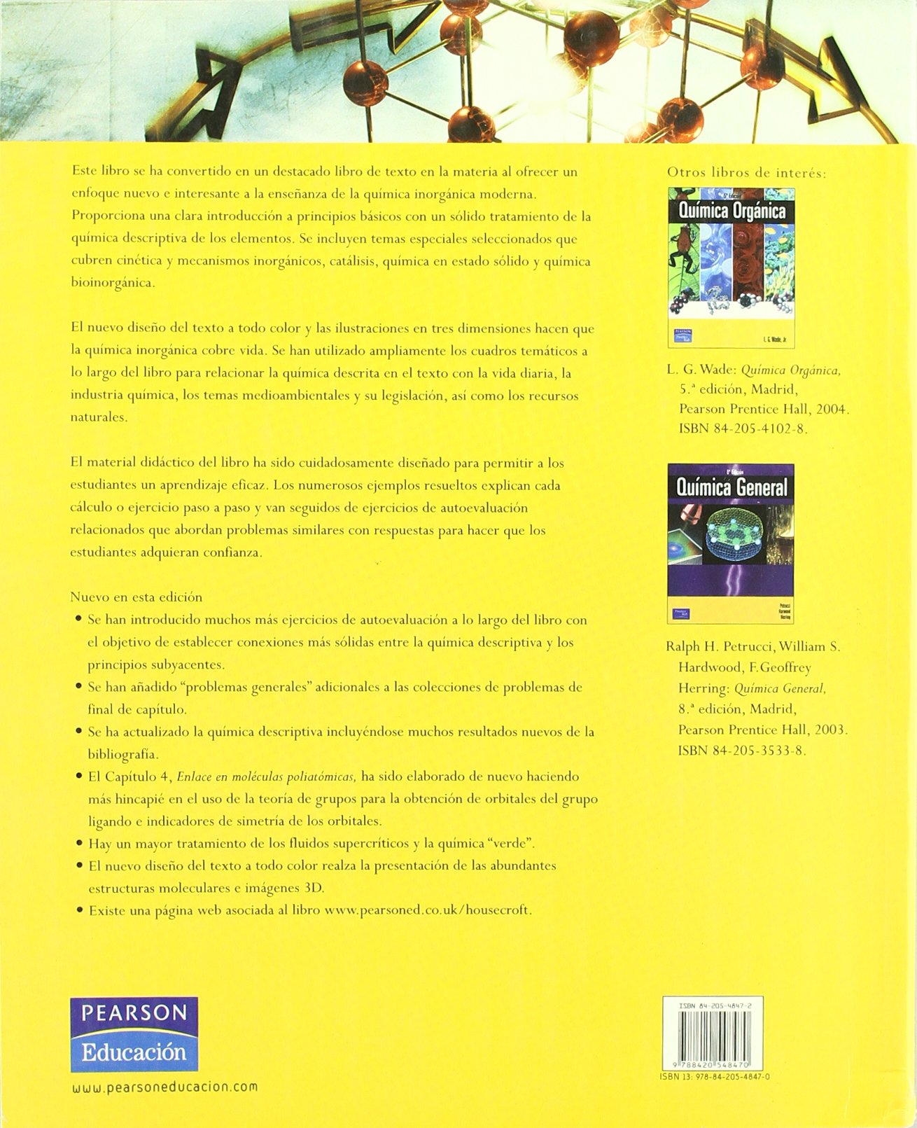 QUÍMICA INORGÁNICA (SIN COLECCION)