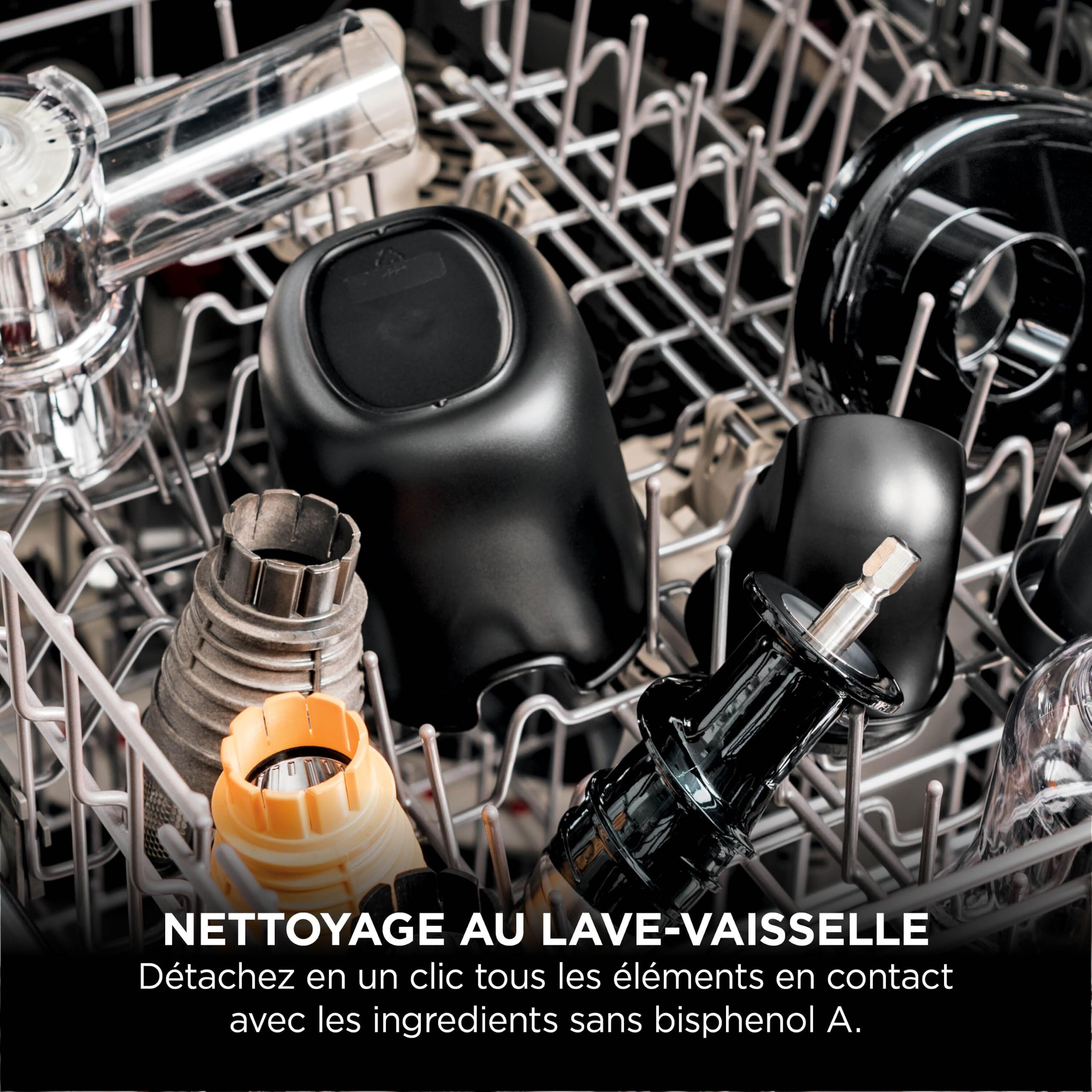 Ninja Extracteur de jus à pression à froid, 700 ml, 1,1 l, Gris JC151EU