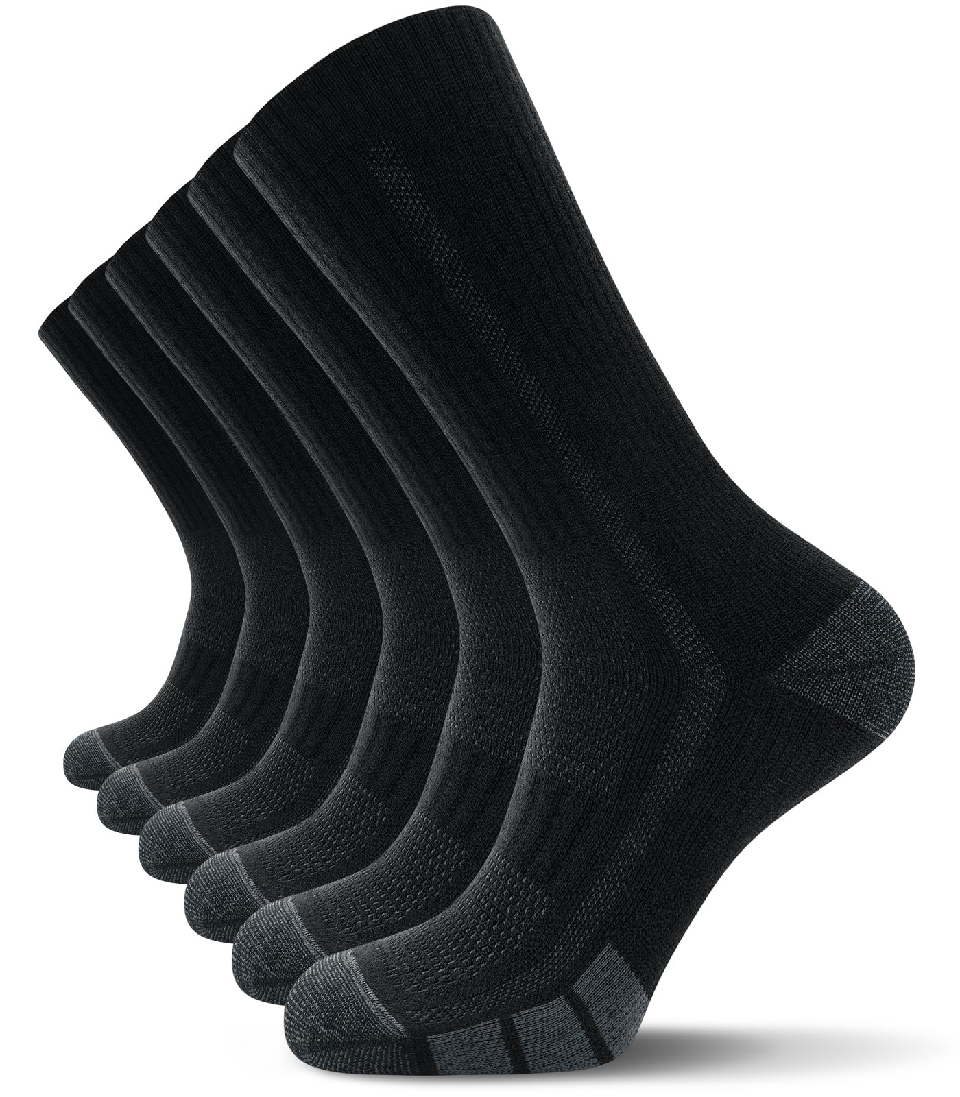 Benirap Merino Socken Wandersocken Outdoor Thermosocken Wintersocken, Professionell AntiBlasen Trekkingsocken Arbeitssocken Warme Wollsocken Skisocken für Herren Damen, 3 Paar