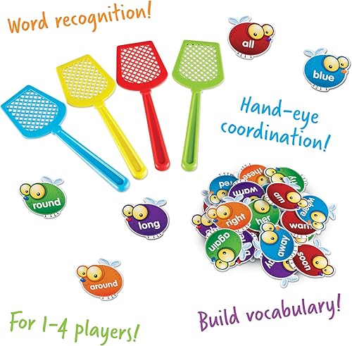 Miniatura 5 de Learning Resources Juego de actividades de tiempo + juego de Swat de palabras a la vista