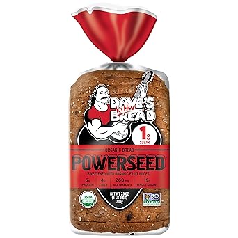 Dave's Killer Bread Powerseed, Seeded Organic Bread, 1g Sugar per Slice, 25 oz Loaf