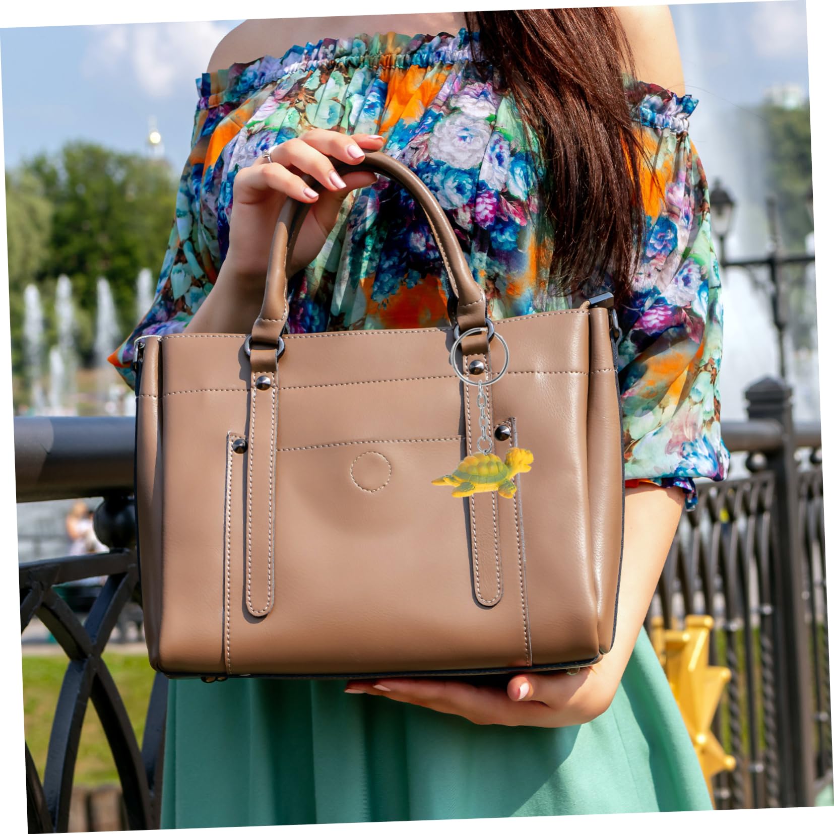 FRCOLOR Marine Animal Model Schlüsselbund Taschenanhänger Mit Meerestieren Schild Kuscheltiere Mit Meerestieren Tiere Gestalten Schlüsselanhänger Eisen