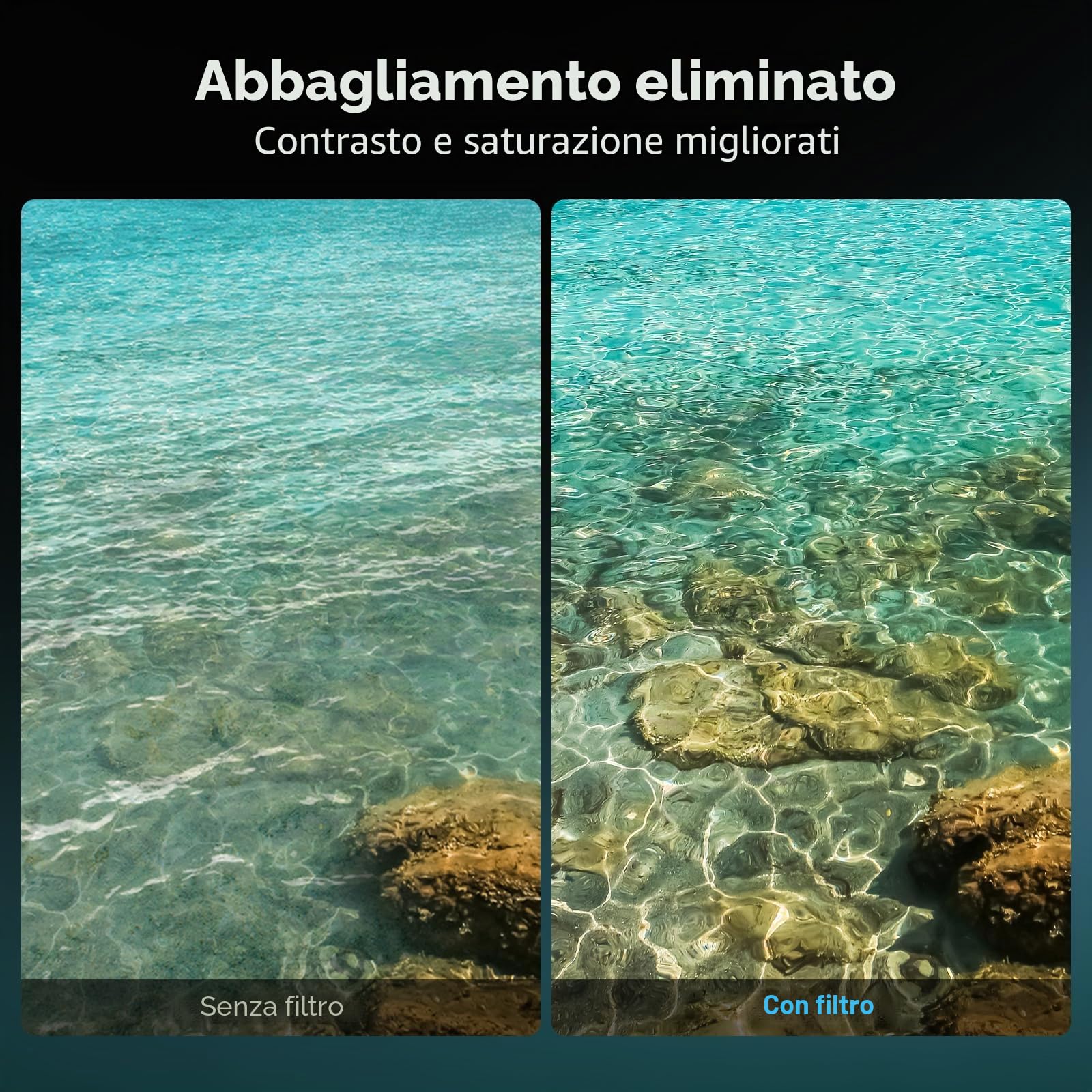 SMALLRIG Filtro Polarizzatore Circolare Magnetico da 67 mm + Anello Filtrante Filettato da 67 mm, Vetro Ottico HD Filtro Polarizzatore Circolare Multi Nano Rivestito a 28 Strati CPL Magnetico - 4582