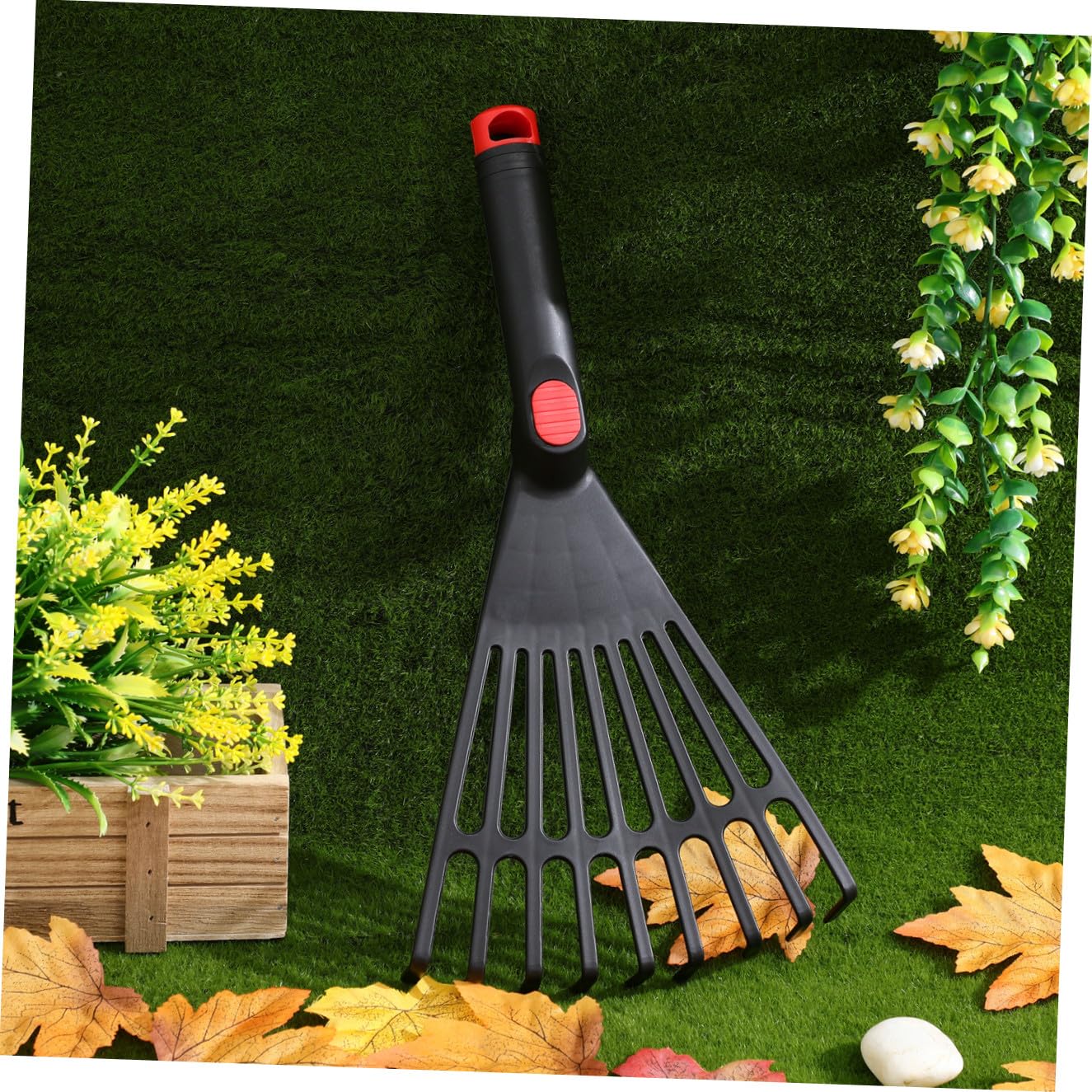 HOMSFOU 4stücke Handrechen Kunststoff Für Gartenarbeiten Gartenrechen Für Und Blumenbeete Praktisch Und Für Einfache Gartenpflege