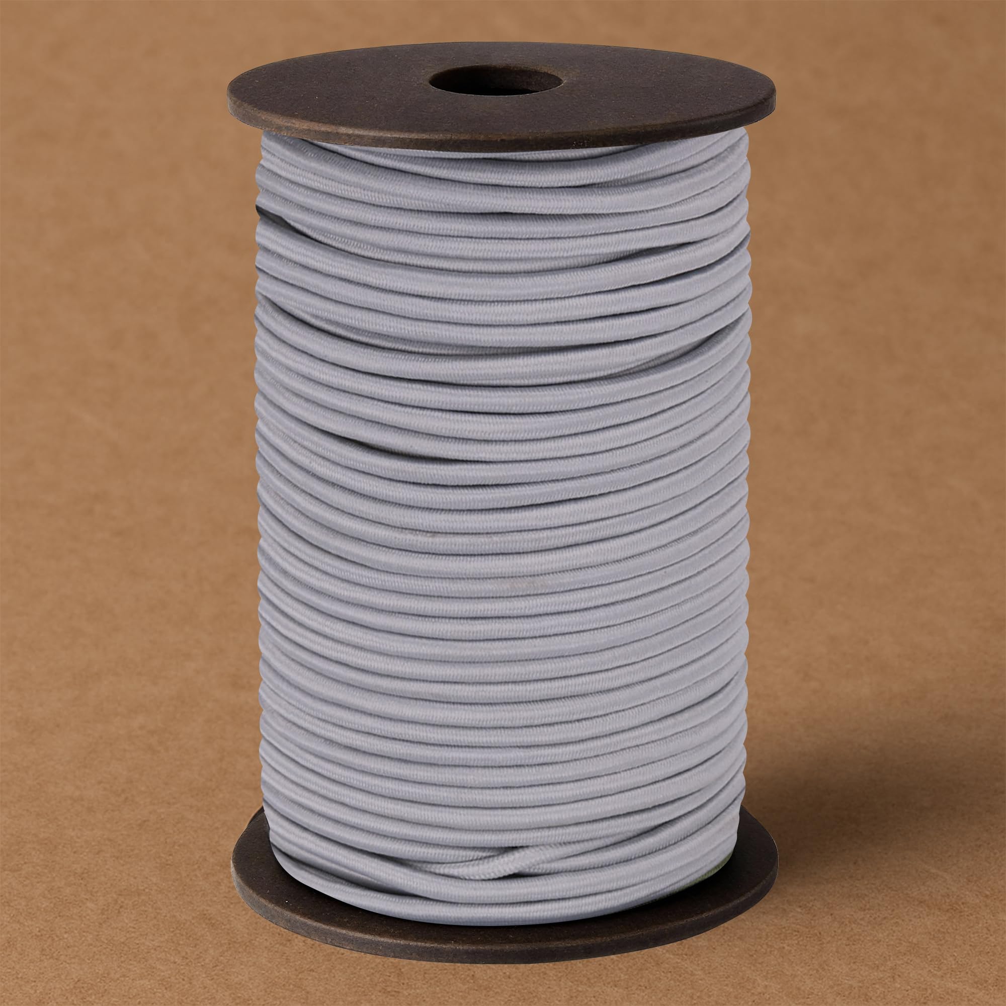 WedDecor 4mm Grey Bungee Shock Cord 50 Metres Camping Cargo Straps Trailers
