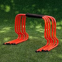 Vista 15 de YXXSDP Juego de 5 obstáculos para entrenamiento de velocidad de agilidad, salto de atletas y entrenamiento de velocidad, equipo de fitness