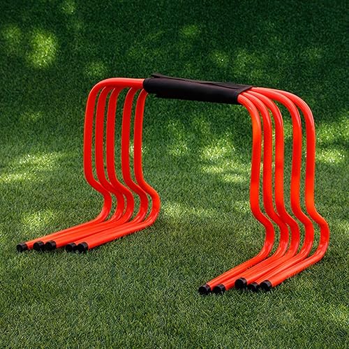 Miniatura 15 de YXXSDP Juego de 5 obstáculos para entrenamiento de velocidad de agilidad, salto de atletas y entrenamiento de velocidad, equipo de fitness