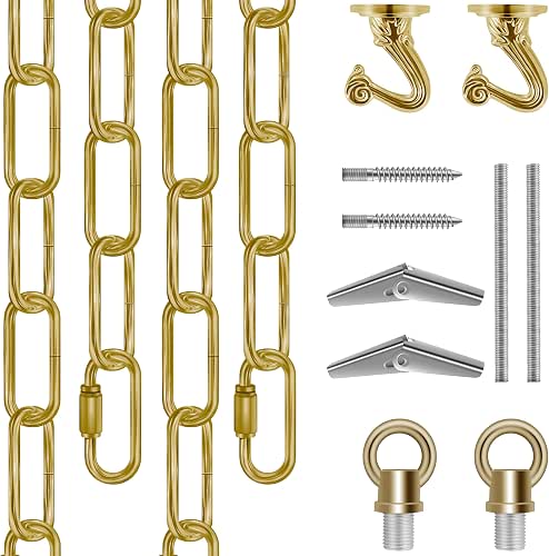 15 Ft Heavy Duty Hanging Chain Kit with Connection Locks