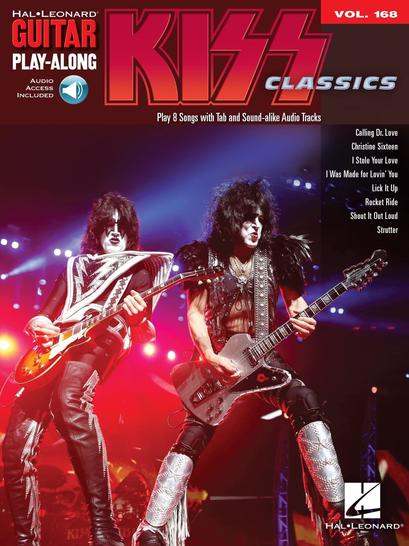 Kiss Classics (168): Guitar Play-Along Volume 168