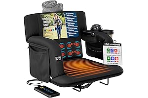 alpcour folding stadium seat – Heated Massage Reclining Stadium Seat 
