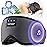TOPOINT Sleep Mask with Bluetooth Headphones, Breathable Silk Eye Mask for Sleeping Men Women, Bluetooth Sleep Mask Blackout with Speakers, Microphone Handsfree, USB C for Travel Meditation Gifts