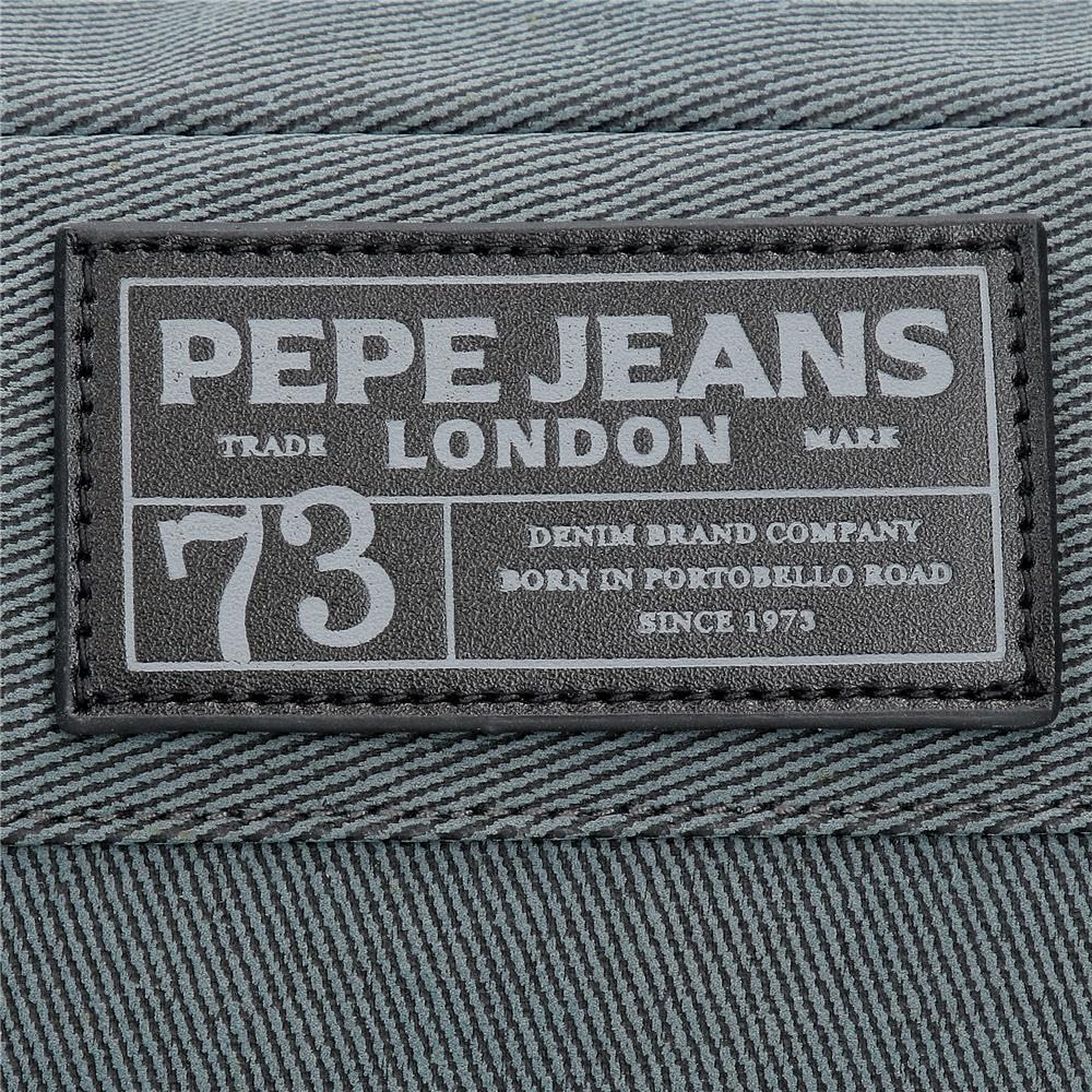 Pepe Jeans Aiden riñonera, bandolera, varios compartimentos, Poliéster con detalles en Piel Sintética, de Joumma Bags
