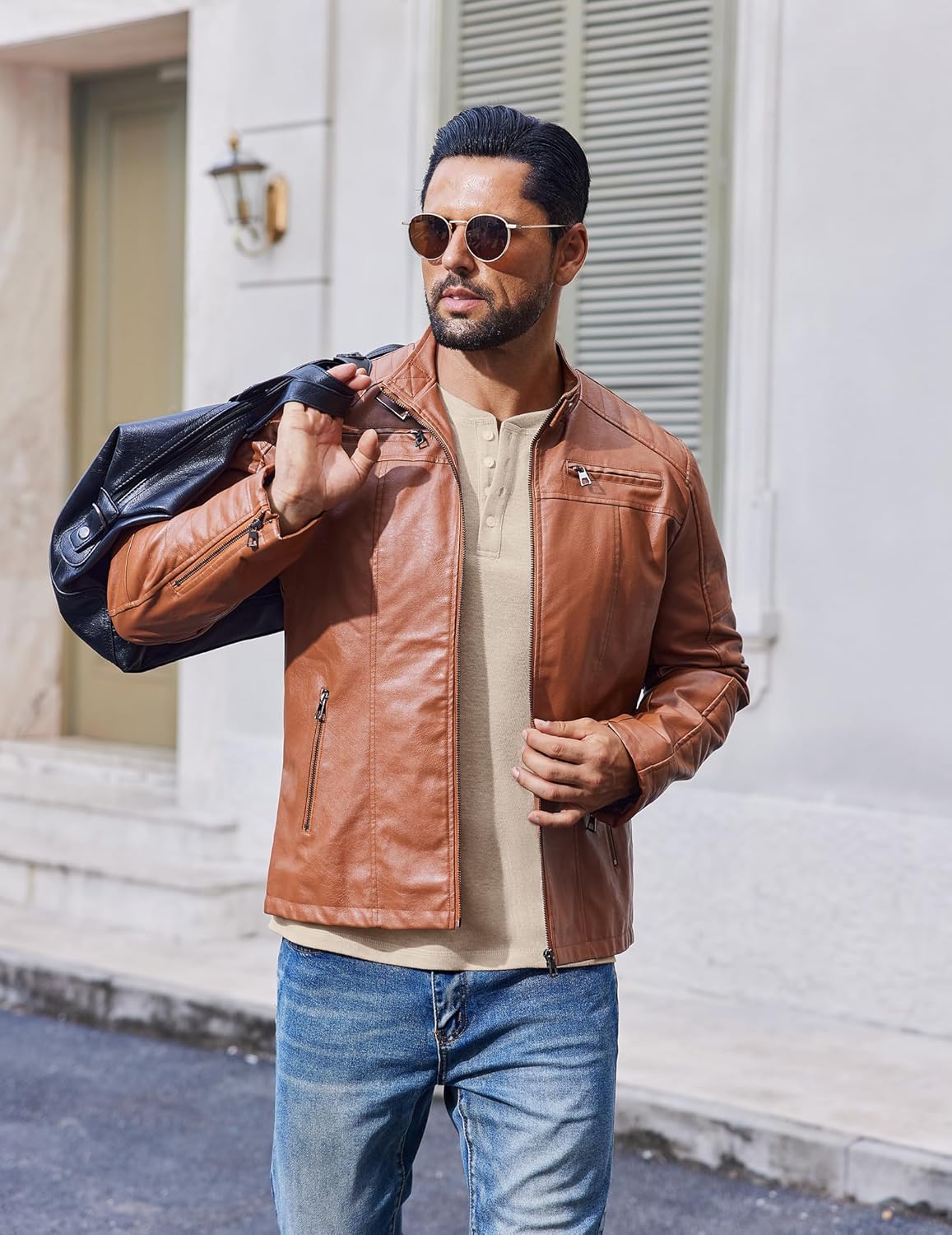 COOFANDY Mens Henley Shirts Long Sleeve Lightweight Buttons T-Shirts Casual Basic Pullover Top - Image 7