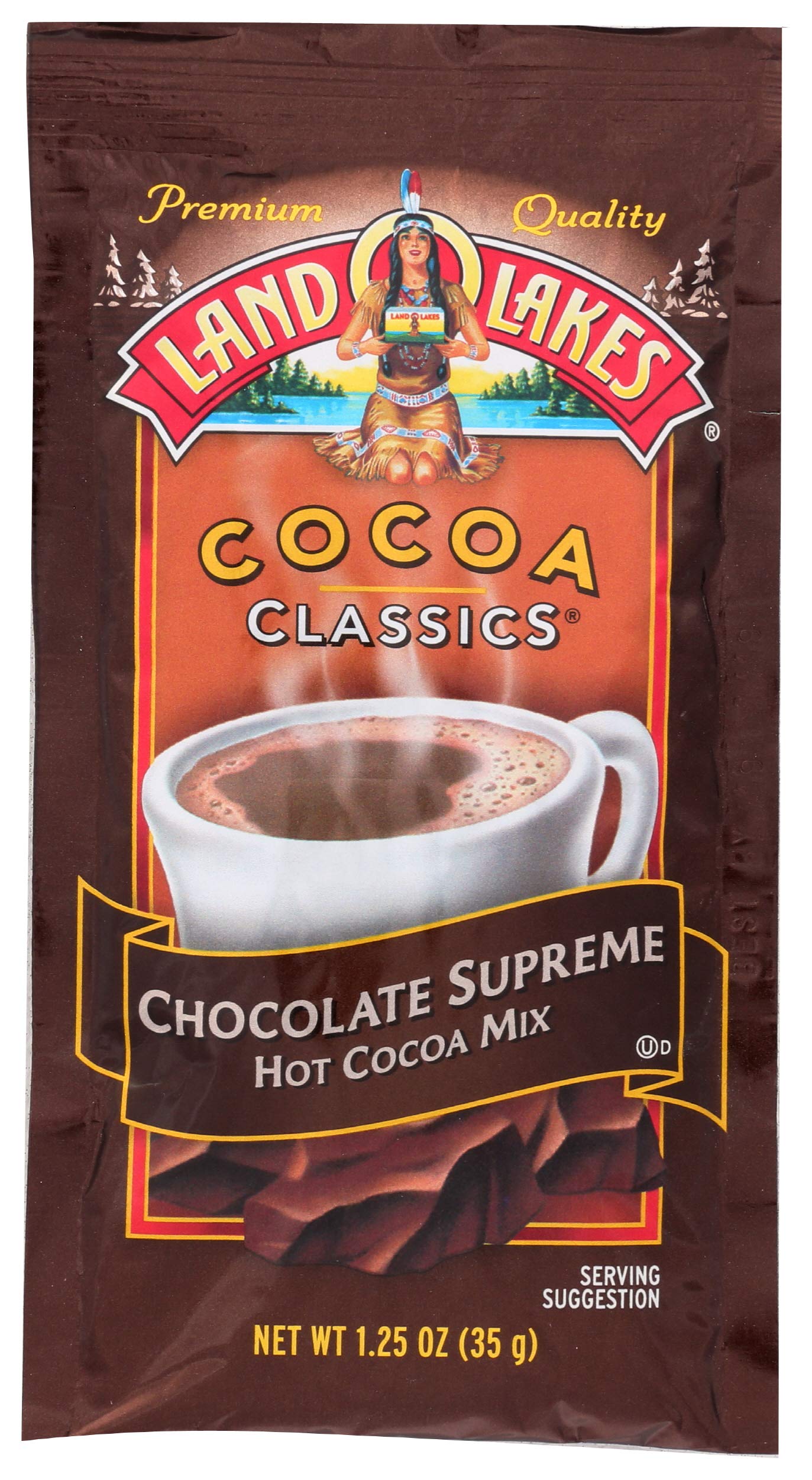 ちょこ Amazon.com : Land O Lakes Chocolate Supreme Hot Cocoa Mix, 1.25