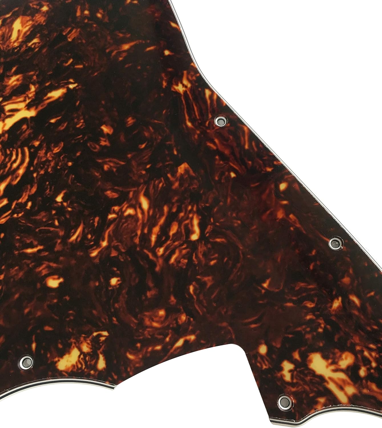 For Japan Jazzmaster Blank Guitar Pickguard Scratch Plate (4 Ply Brown Tortoise)