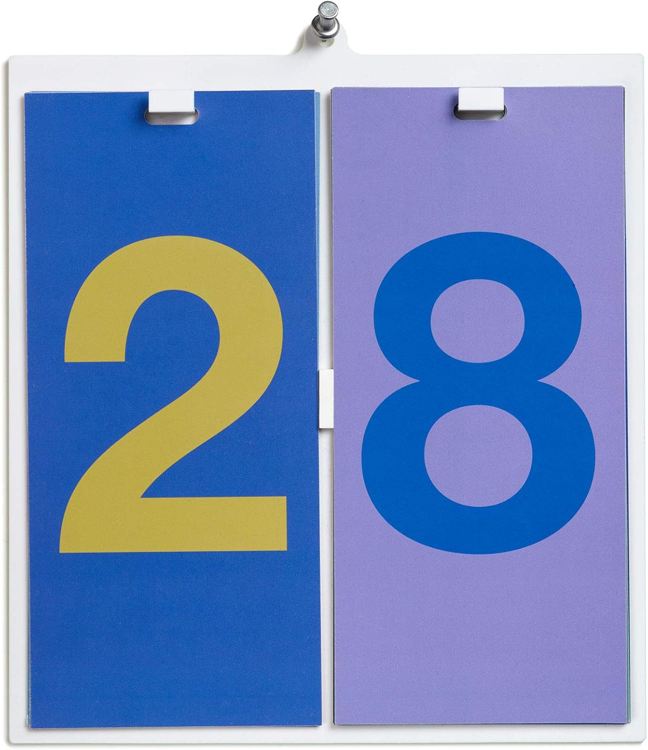 Amazon.com : Design Ideas Spectrum Wall Hanging Calendar, Colorful Acrylic Countdown And Perpetual Calendar With Reversible Number Cards, 8.4" Wide X 9.7" Tall : Office Products