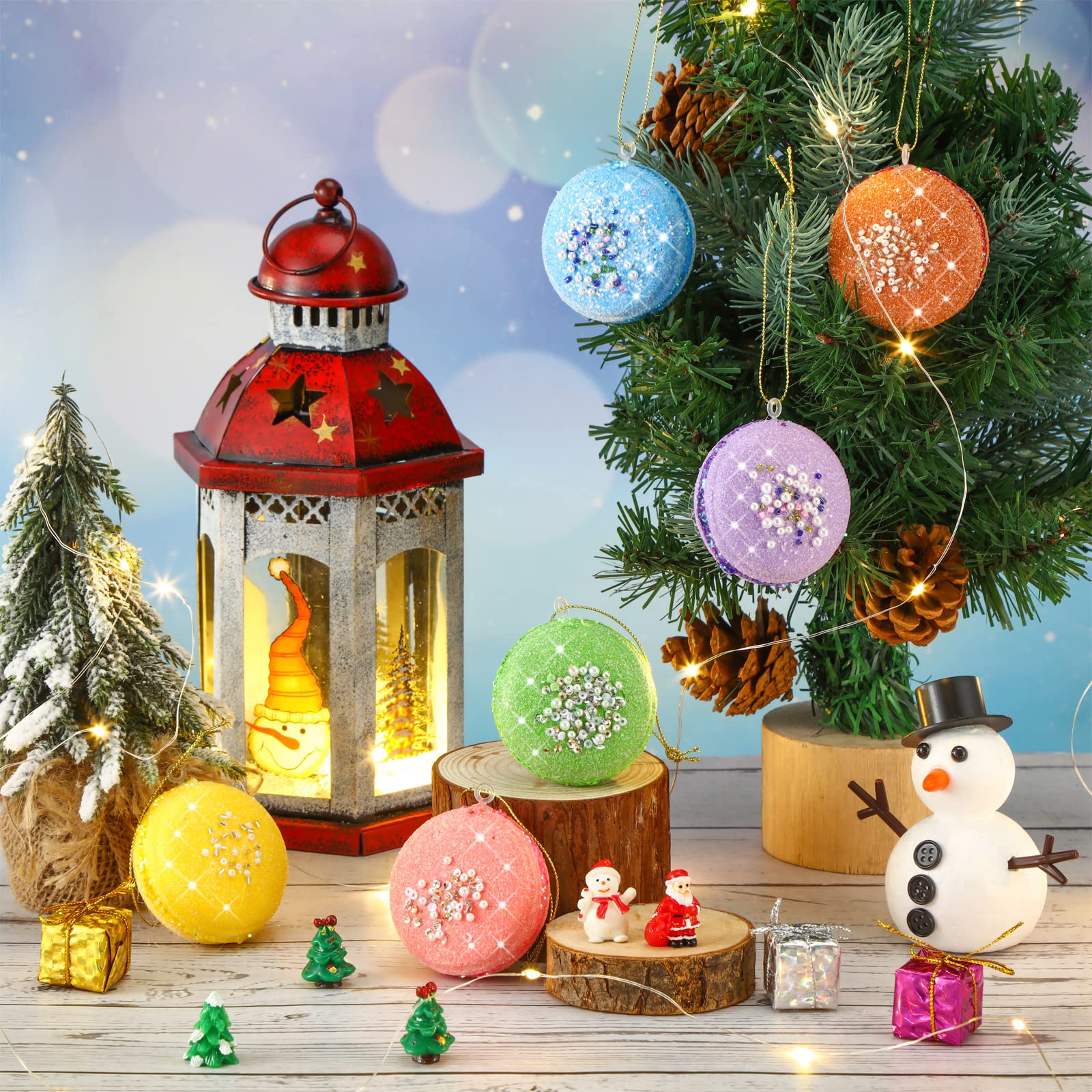Décoration Sapin De Noël En Papier 3D à Suspendre - Idéal Pour Tables, Armoires, Bureaux - Cadeau De Fête Créatif