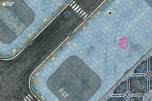 Miniatura 3 de Warzone Studio Alfombrilla de batalla de goma de doble cara de 4 x 4 pies: incorporación + Tempedus + bolsa