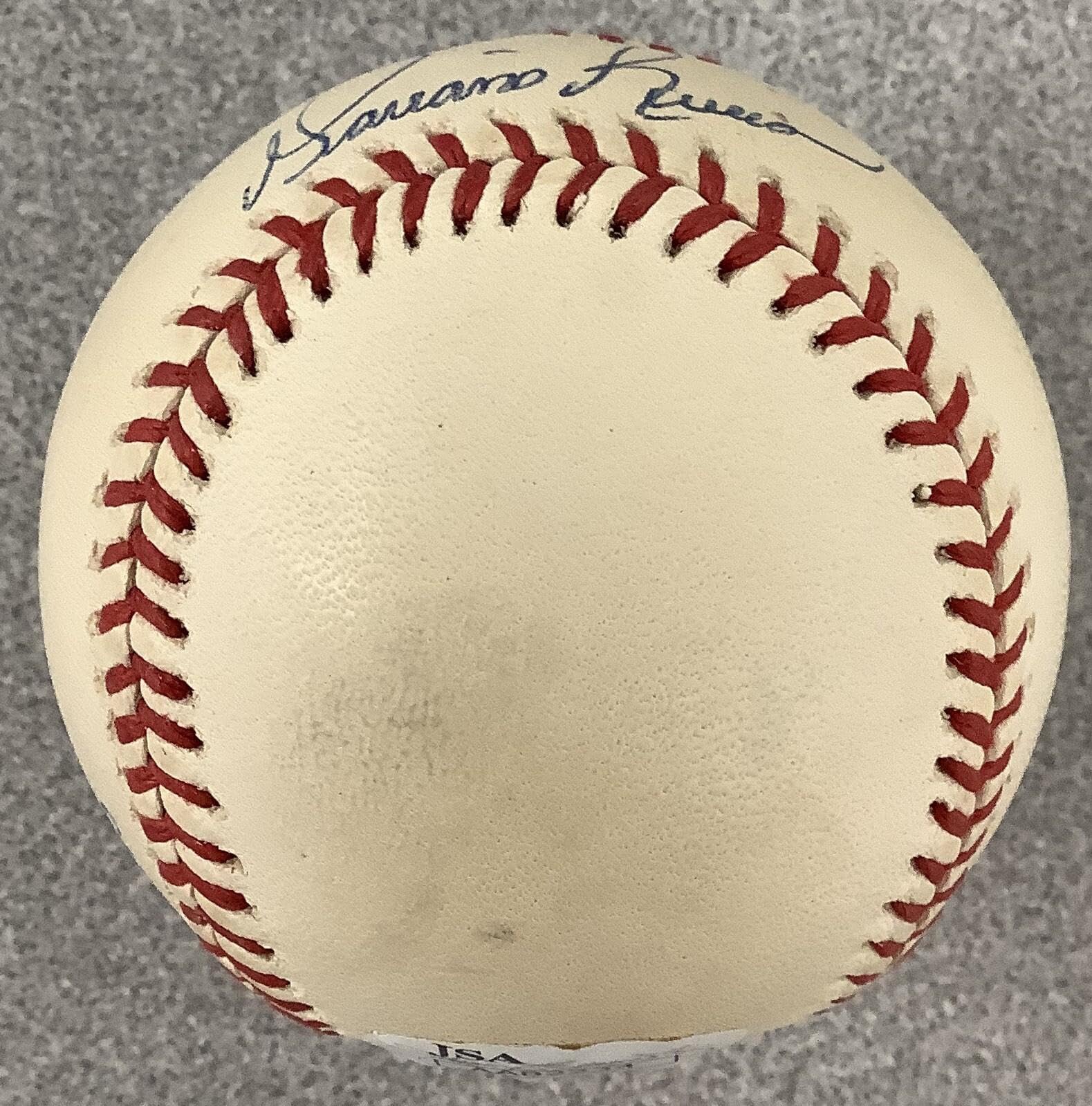 Amazon.com: Topps Mariano Rivera Signed Baseball Yankees Core Four 