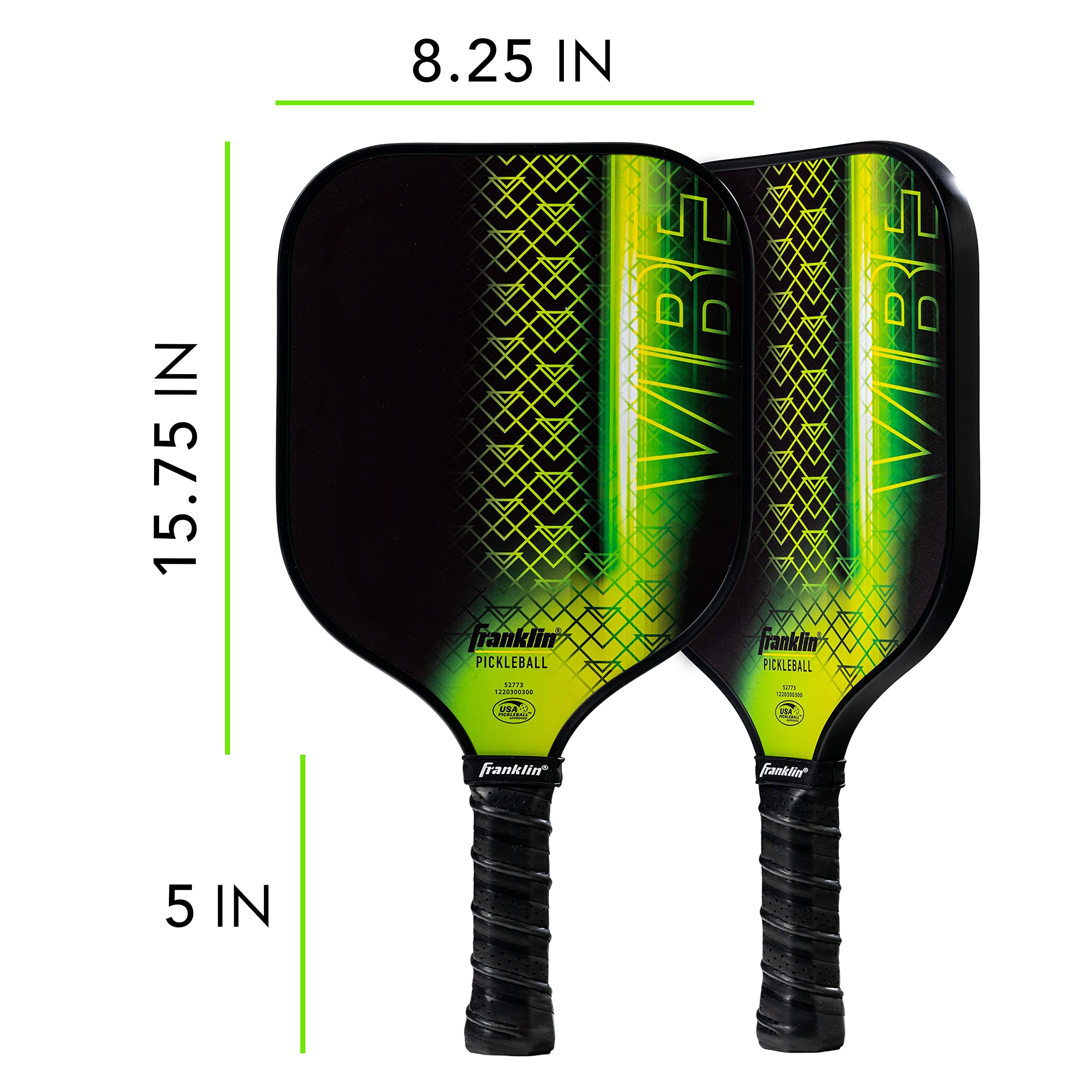 Amazon | Franklin Sports Pickleball Paddle - Vibe Polypropylene 