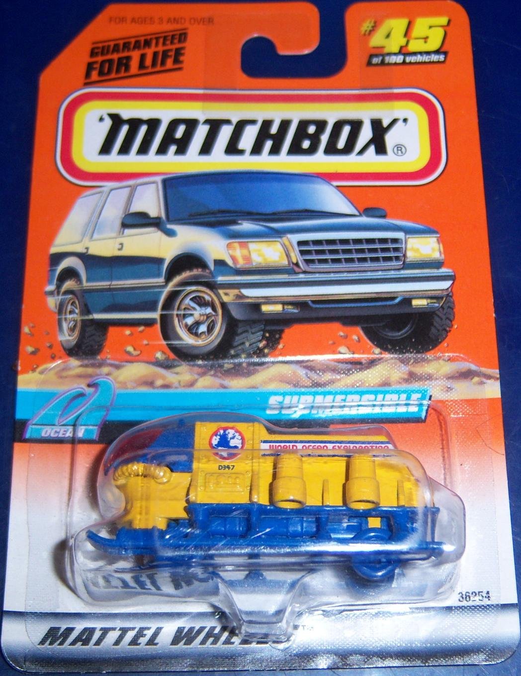 Matchbox #45 Submersible 1:64 Scale