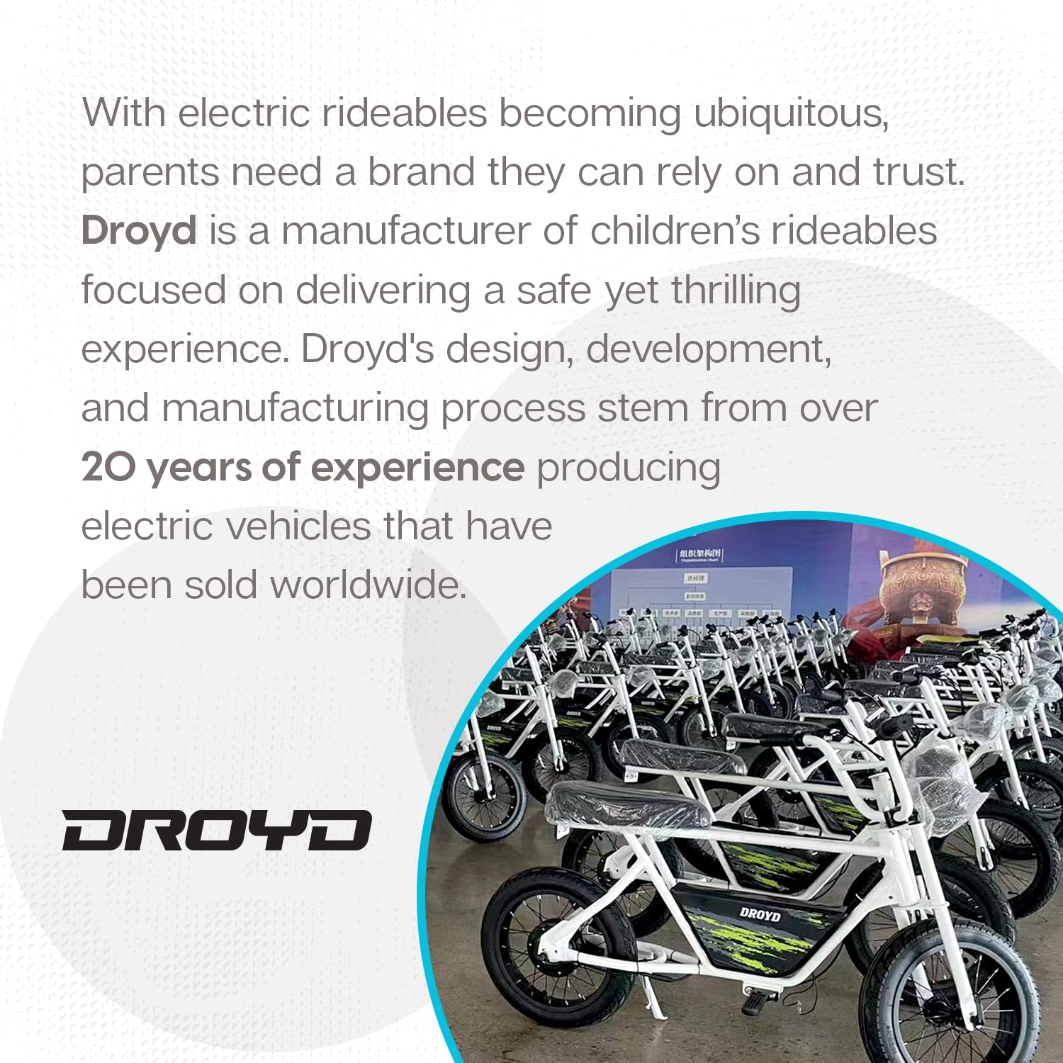 Droyd Blipper Electric Mini Bike Electric Bike for Kids Ages 13 & Up