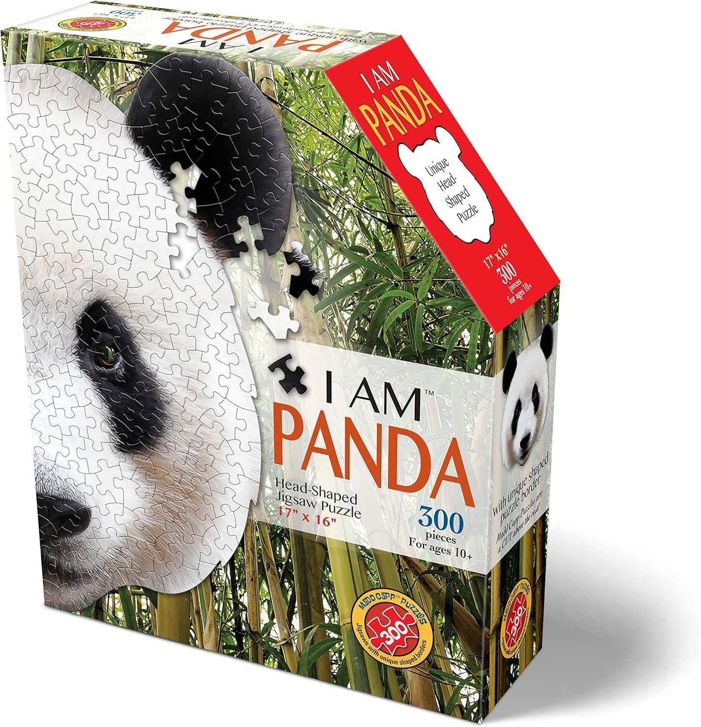 Amazon | Madd CAPP Puzzles - I AM Panda - 300ピース - 動物の形の